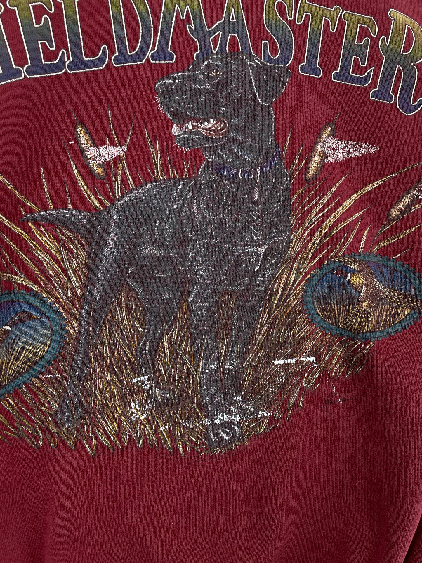 90's FIELD MASTER DOG Made in USA Size XL Vintage Animal Sweat-Shirt / E1376S