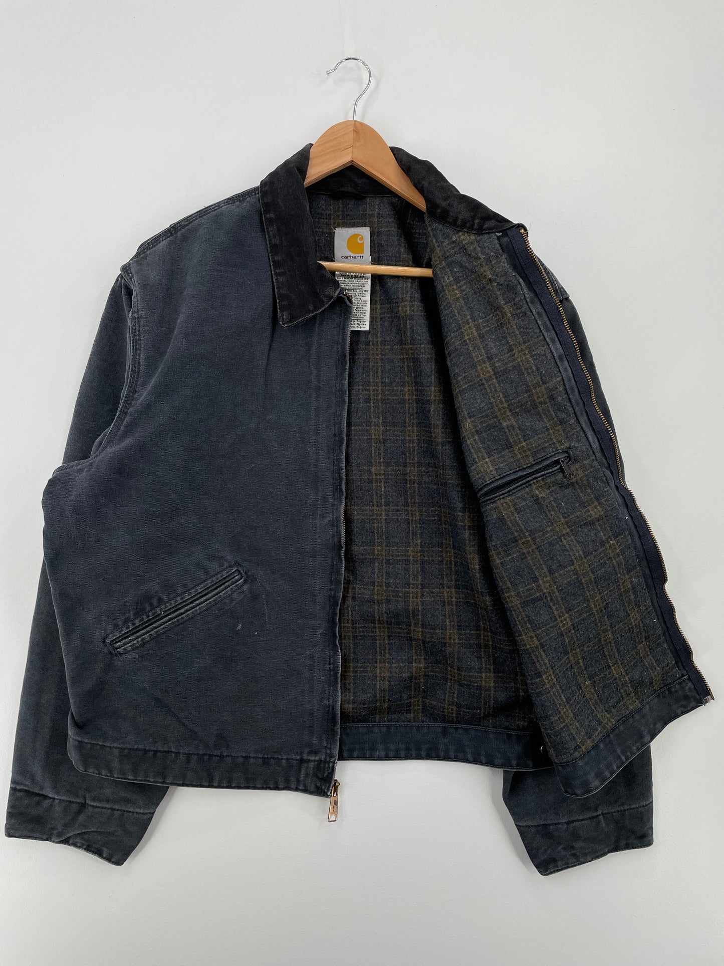 Vintage CARHARTT Size XL Duck Zip-up Jacket / A8510