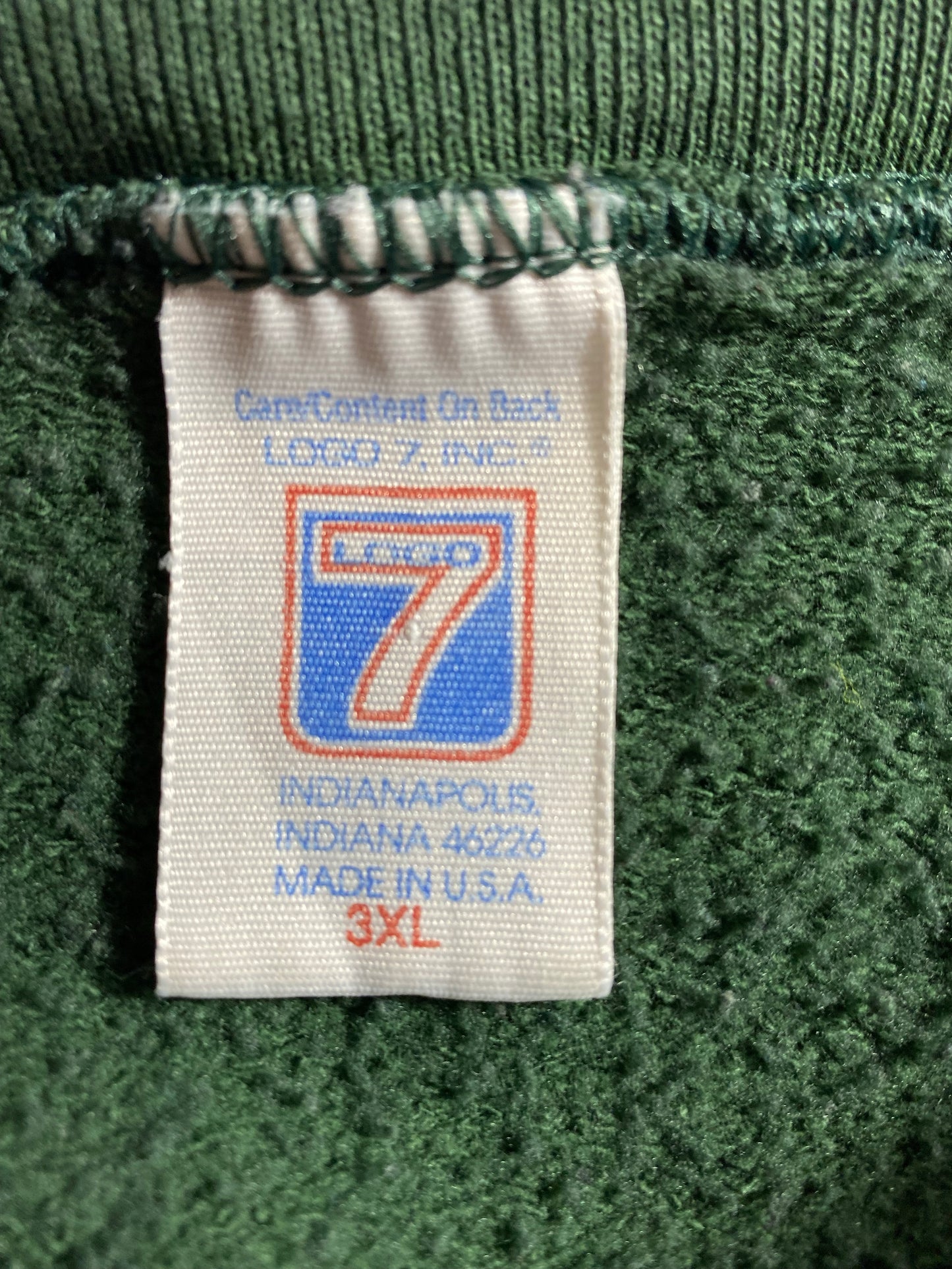 1995 GREEN BAY PACKERS Made in USA Size XXXL Vintage NFL Sweat - Shirt/ K6452