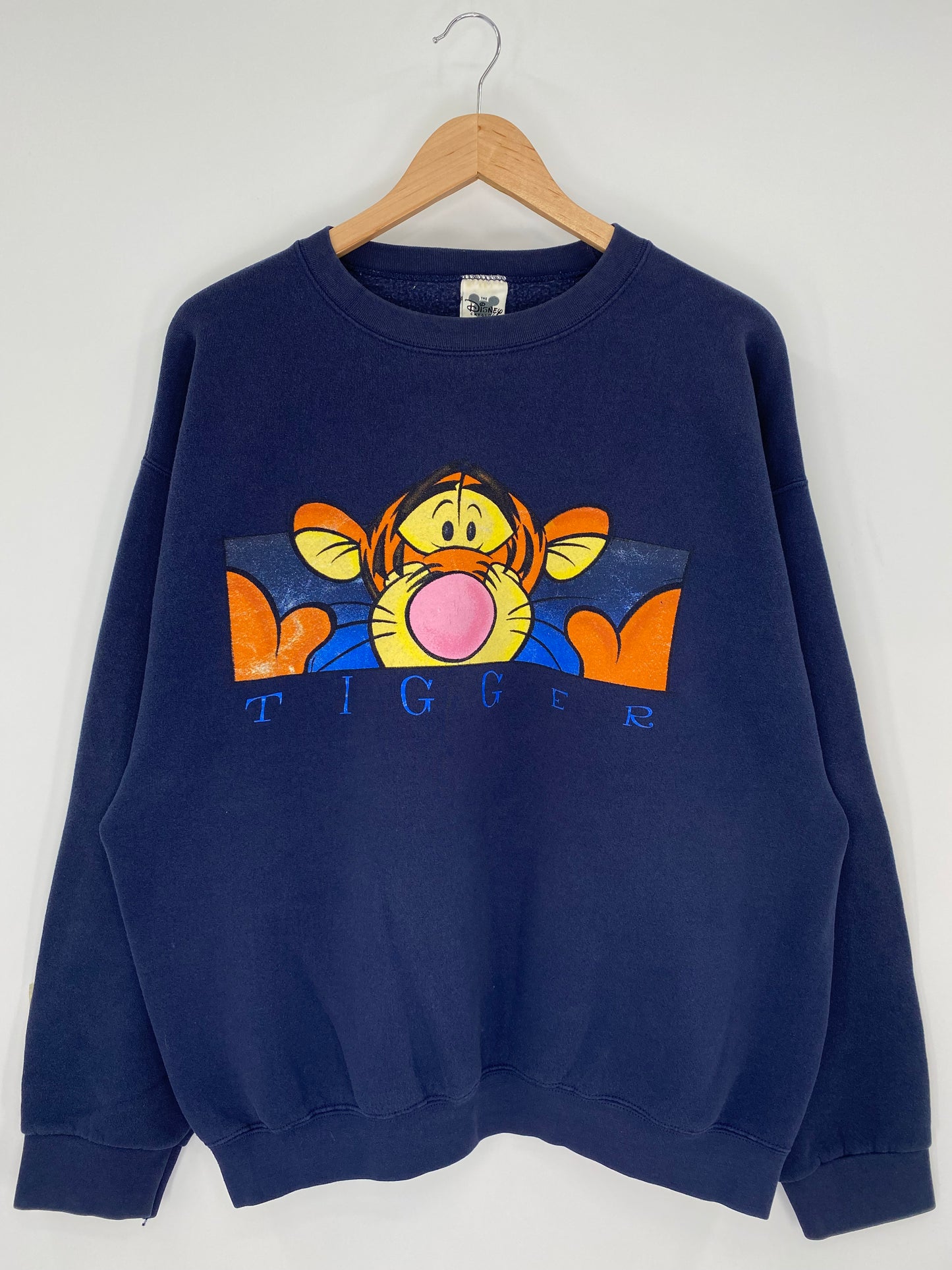 00' DISNEY TIGGER Made in USA Size XL Vintage Sweat-shirt / A211