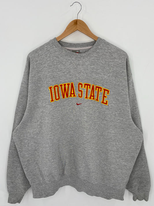 00’ NIKE IOWA STATE Size XL Vintage Sweat-shirt / K5848