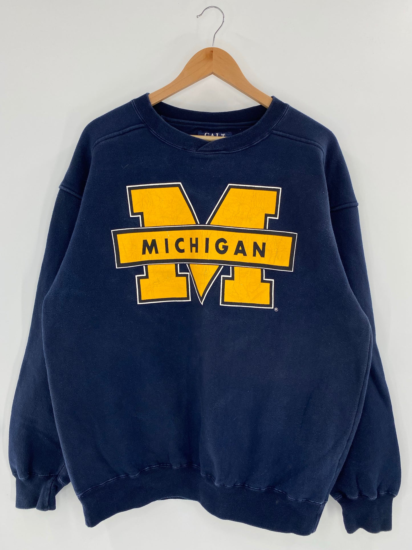 90’s UNIVERSITY OF MICHIGAN Size L Vintage Sweat-Shirt / K5396