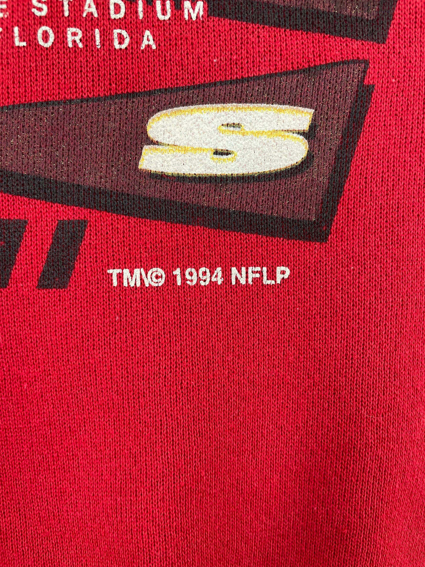 1994 SAN FRANCISCO 49ERS Size XL Vintage NFL Sweat-shirt / A1553