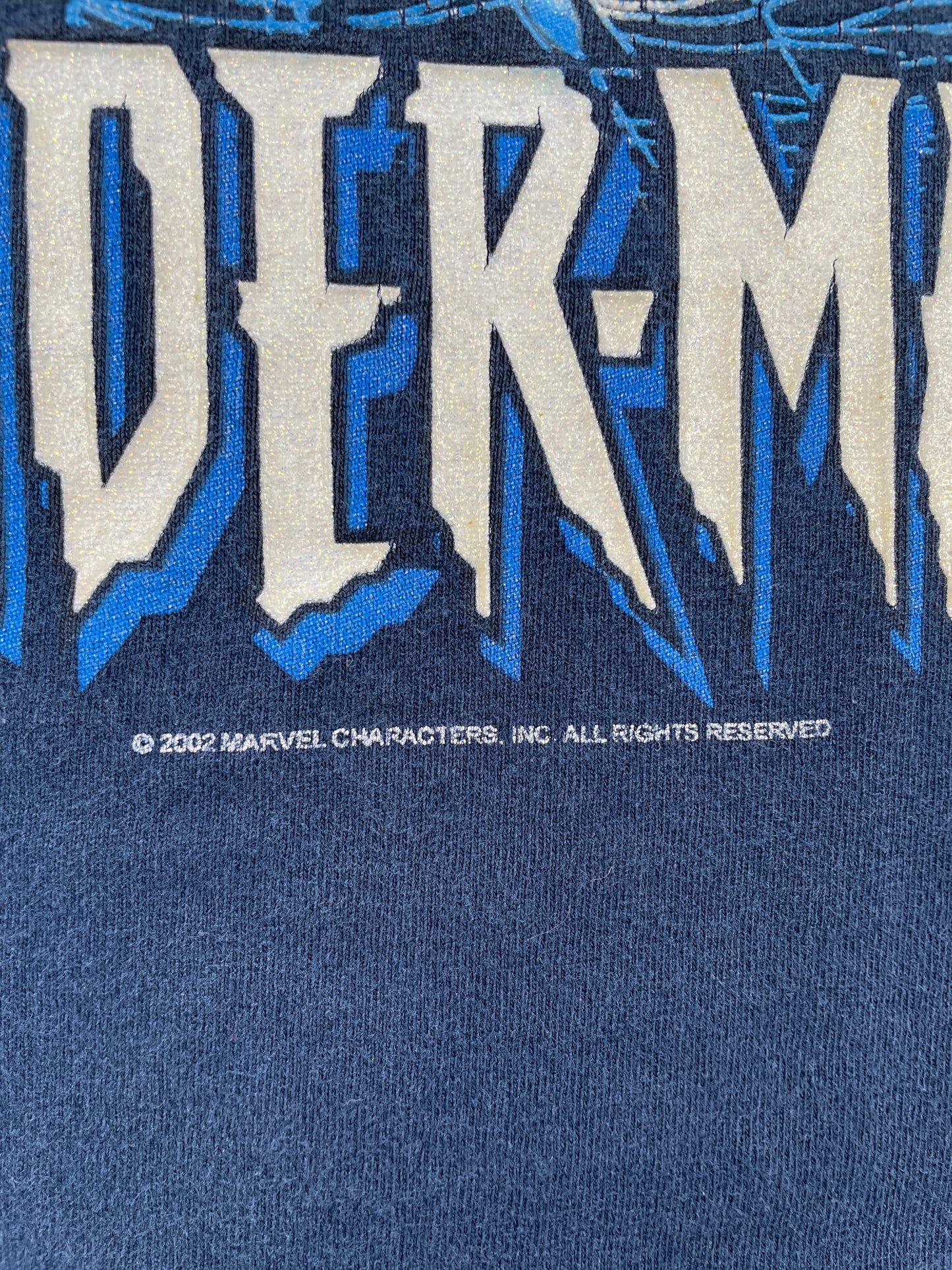 2002 SPIDER MAN MARVEL Size XL Vintage T-Shirt / A8101