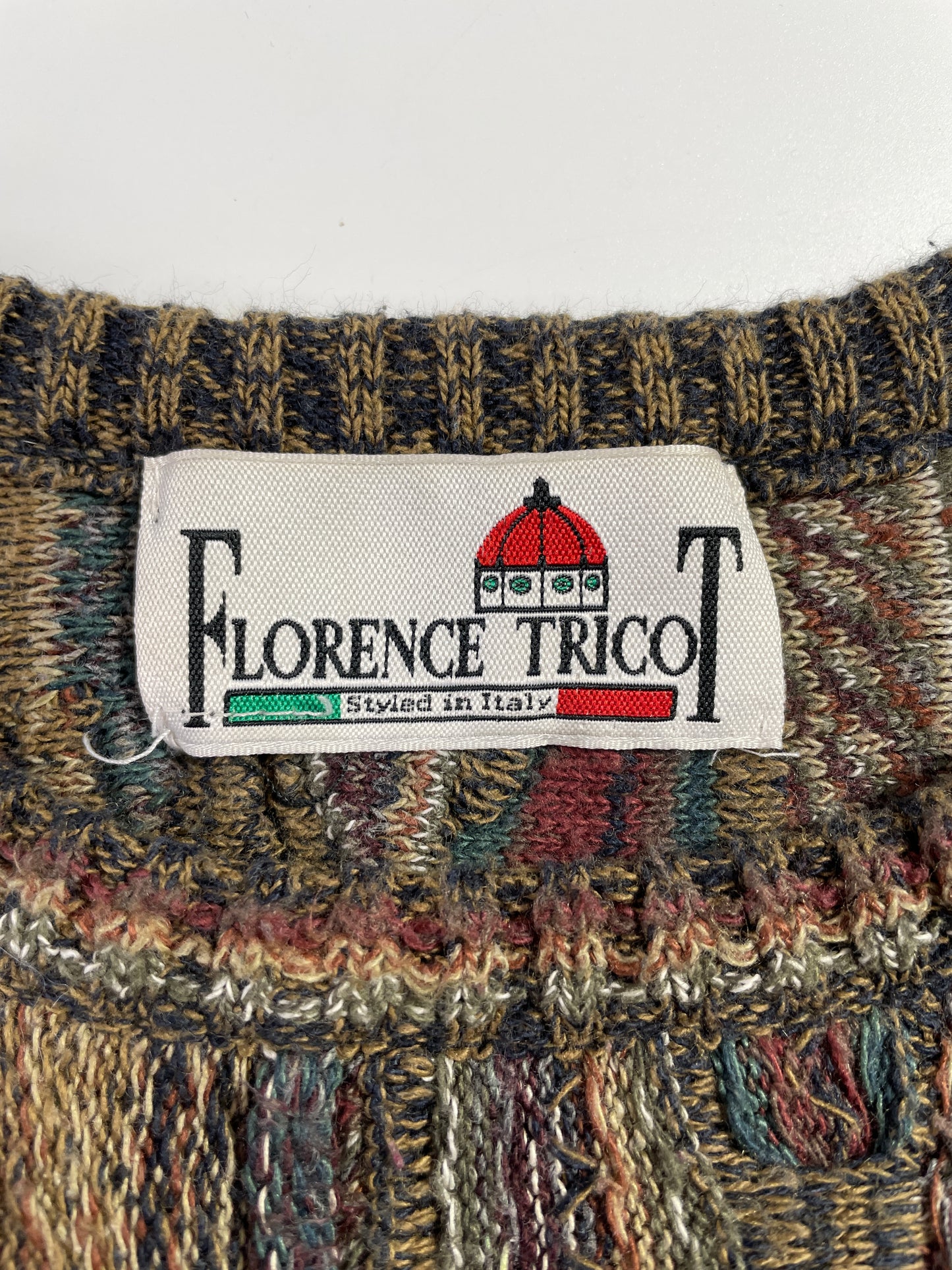 Vintage COOGI Style Size Approx.XL Acrylic Knit Sweater / E4571K