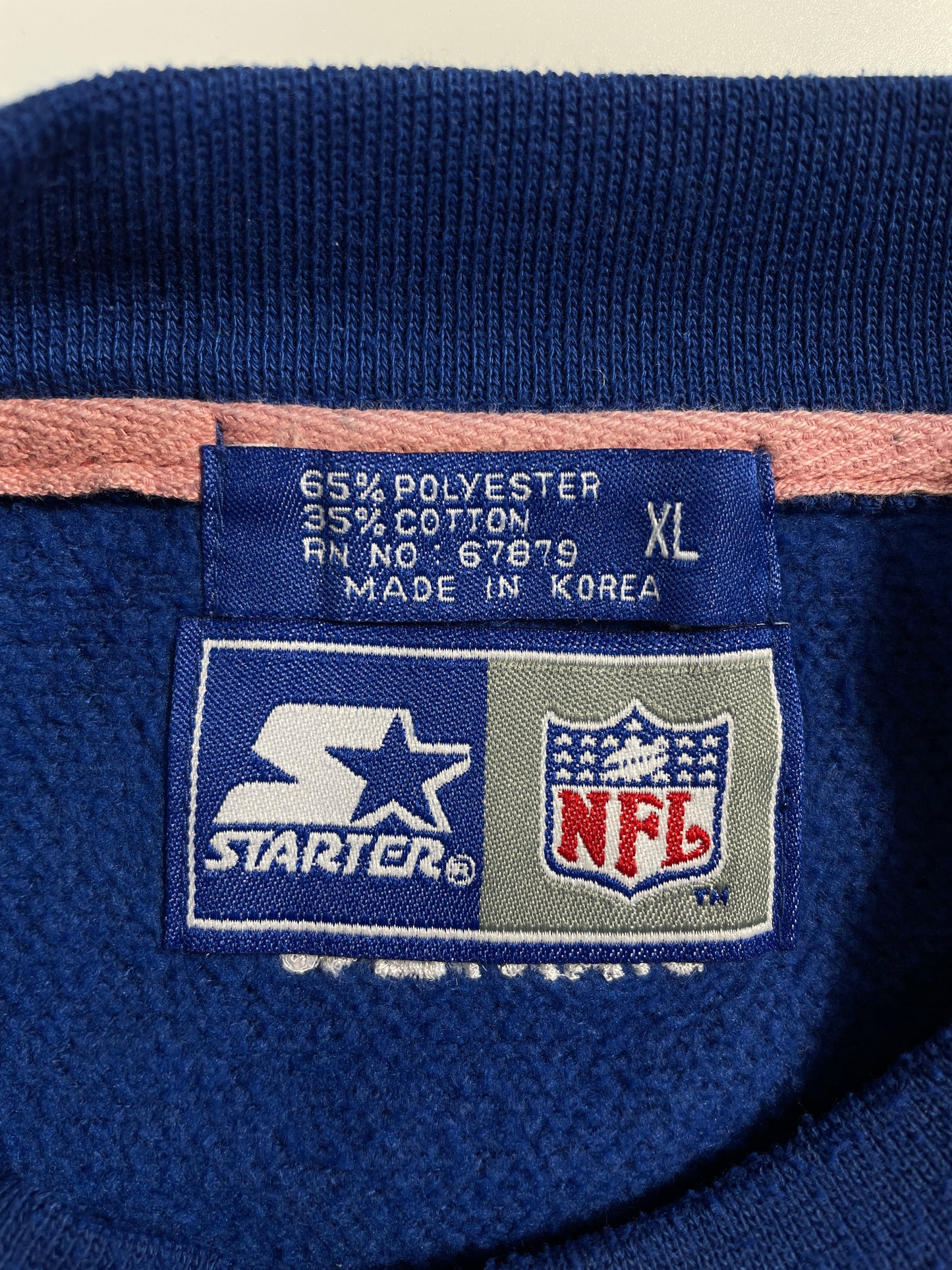 90’s STARTER x NEW YORK GIANTS Size XL Vintage NFL Sweat-Shirt / A9513