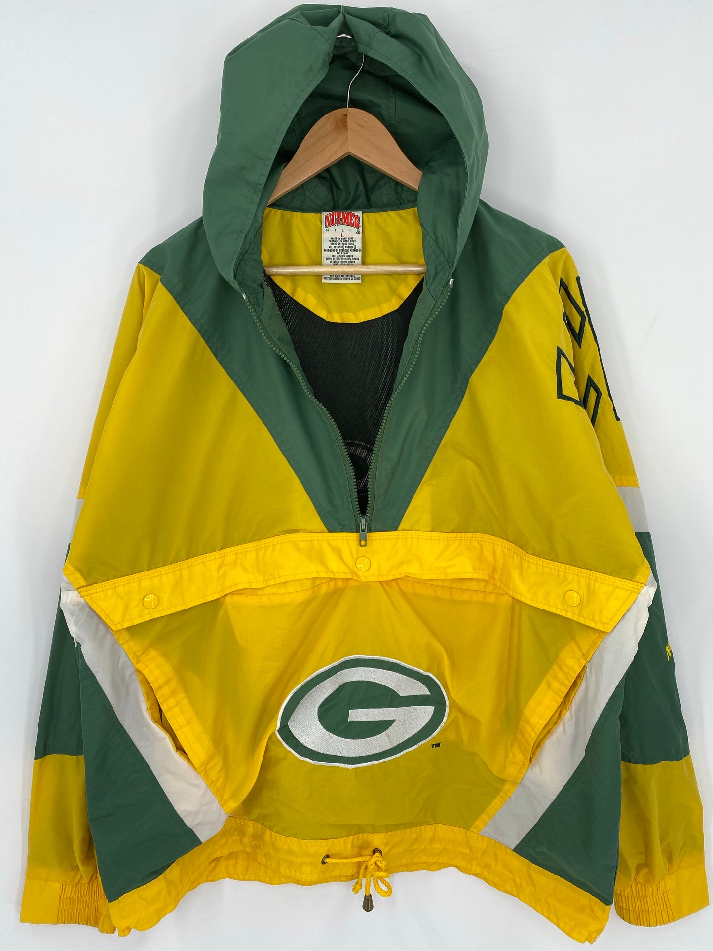90’s PACKERS Size L NFL Nylon Jacket  / K5926