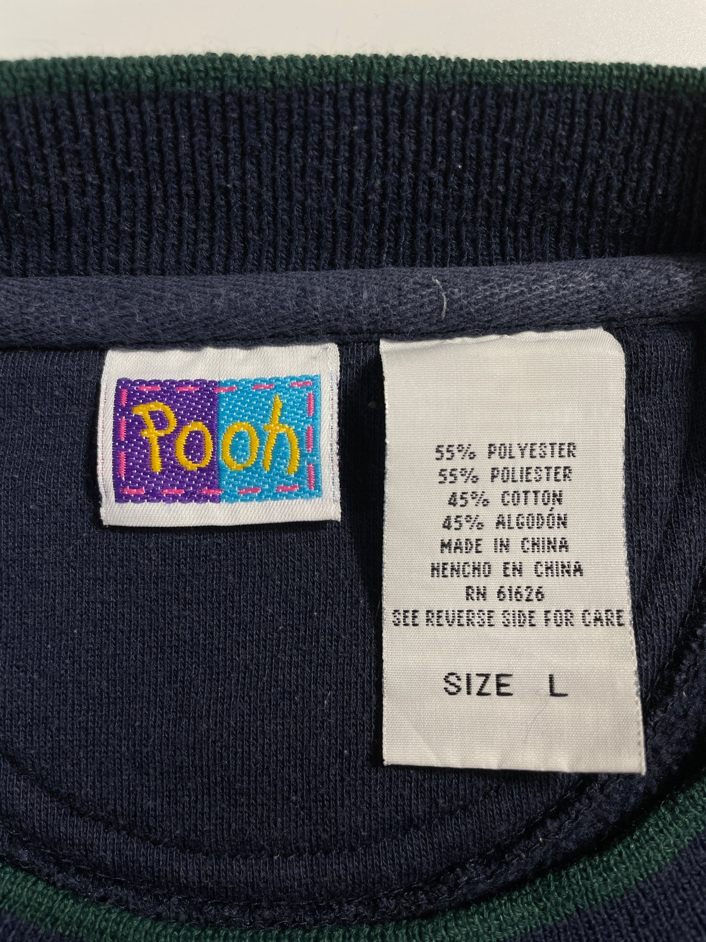 Vintage DISNEY WINNIE THE POOH Size L Sweat-shirt / E616