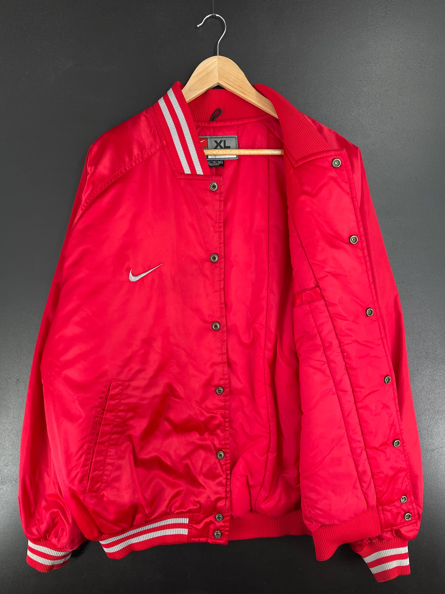 00' NIKE x OHIO STATE Size XL Padded Nylon Jacket / E2531J