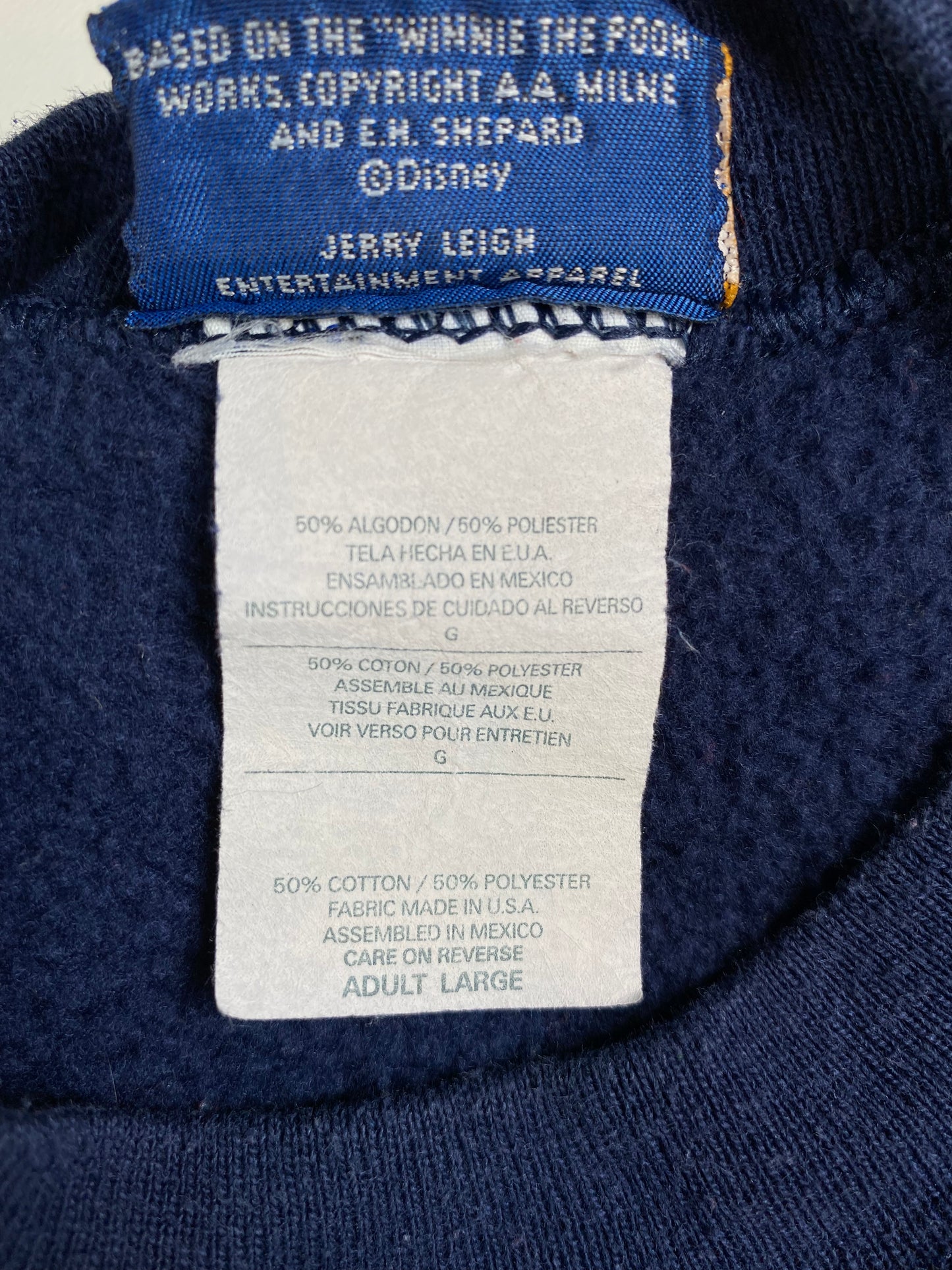 90's DISNEY POOH Size L Vintage Sweat-shirt / A3128