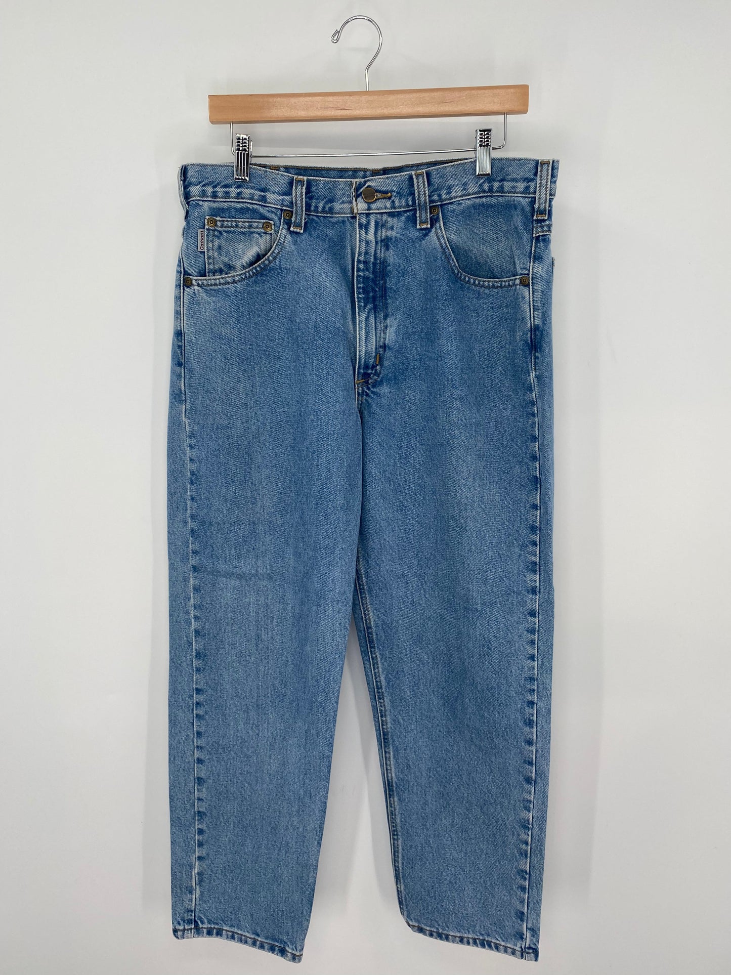 Vintage CARHARTT Size W34xL28.5 Denim Pants / A8108