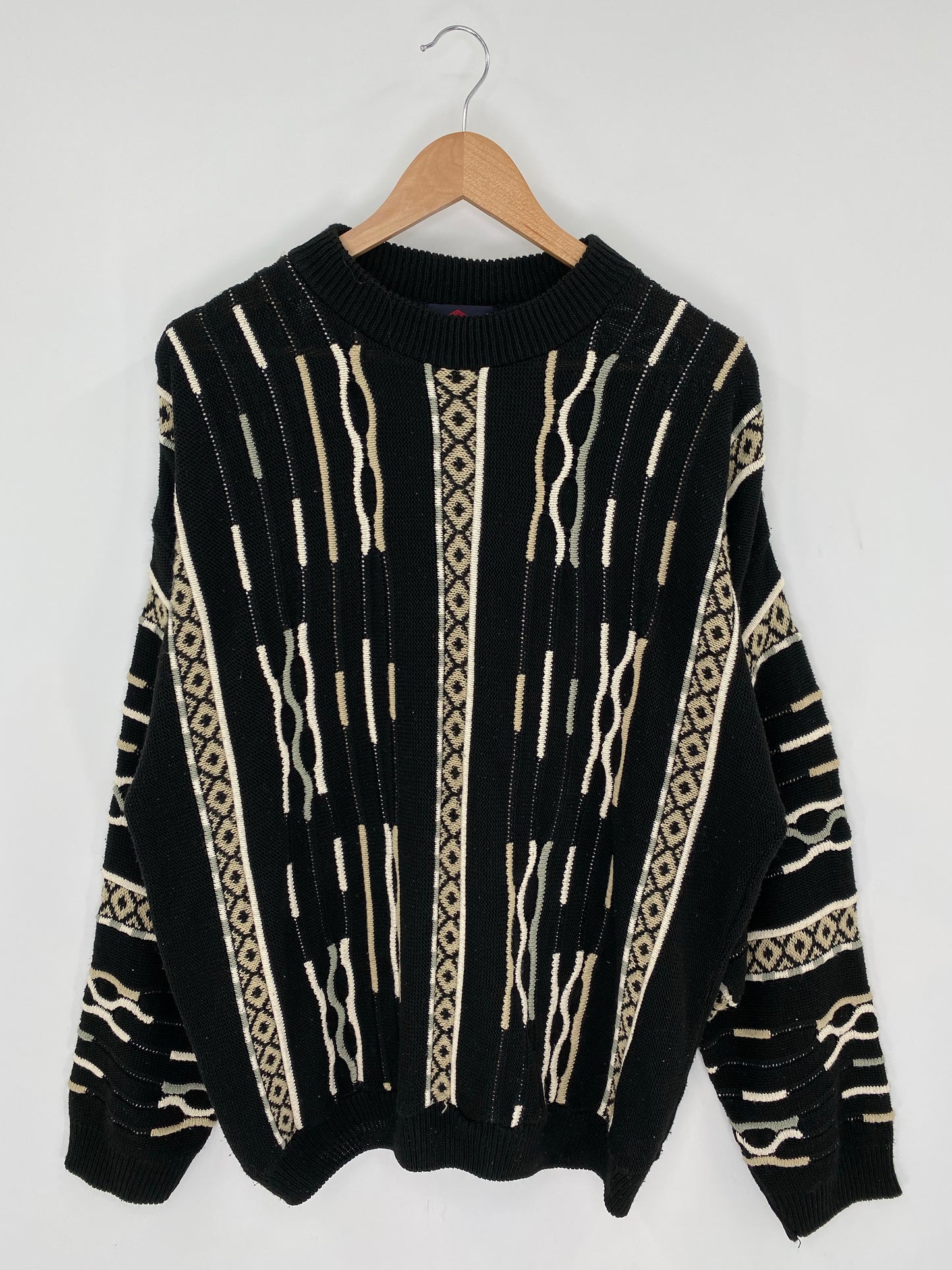 Vintage 3D COOGI- Style Size No Tag (Approx.L) Knit Sweater / K8440