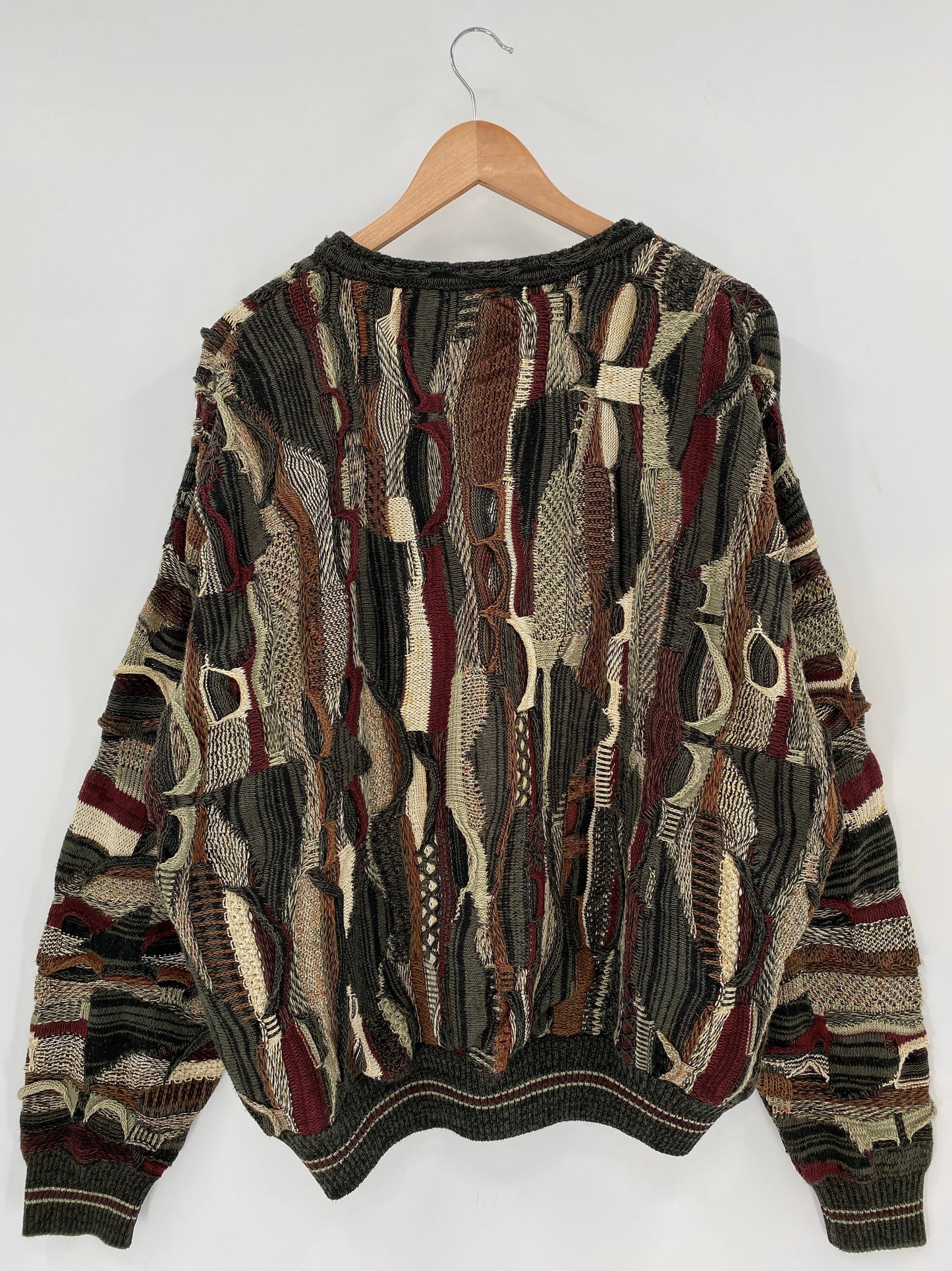 Vintage 3D COOGI- Style Size XL Knit Sweater/ A7907