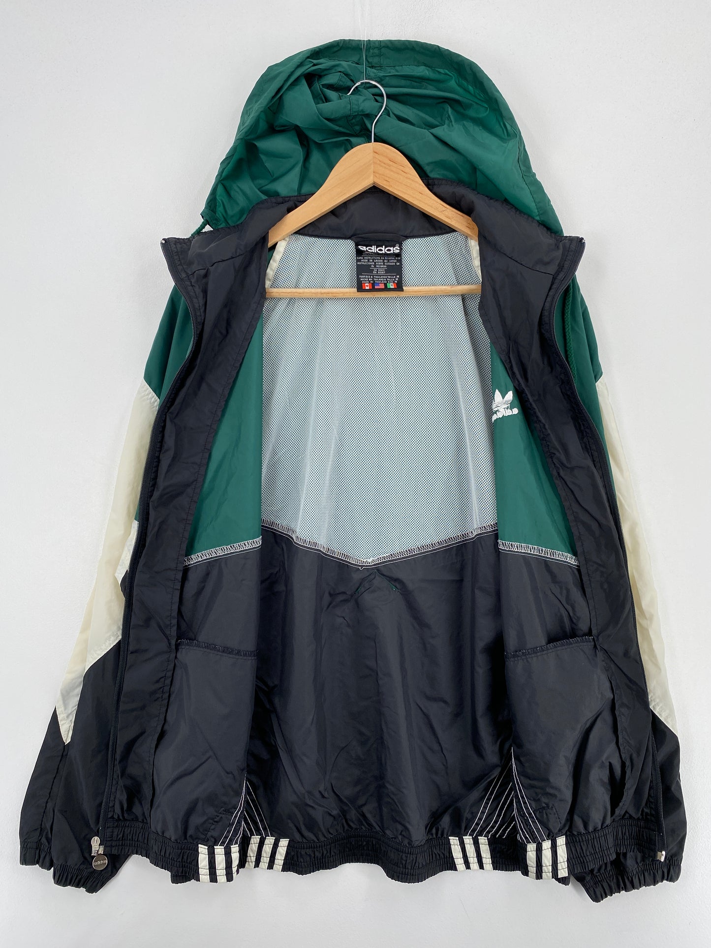 90's ADIDAS Size M Vintage Nylon Jacket / A5802