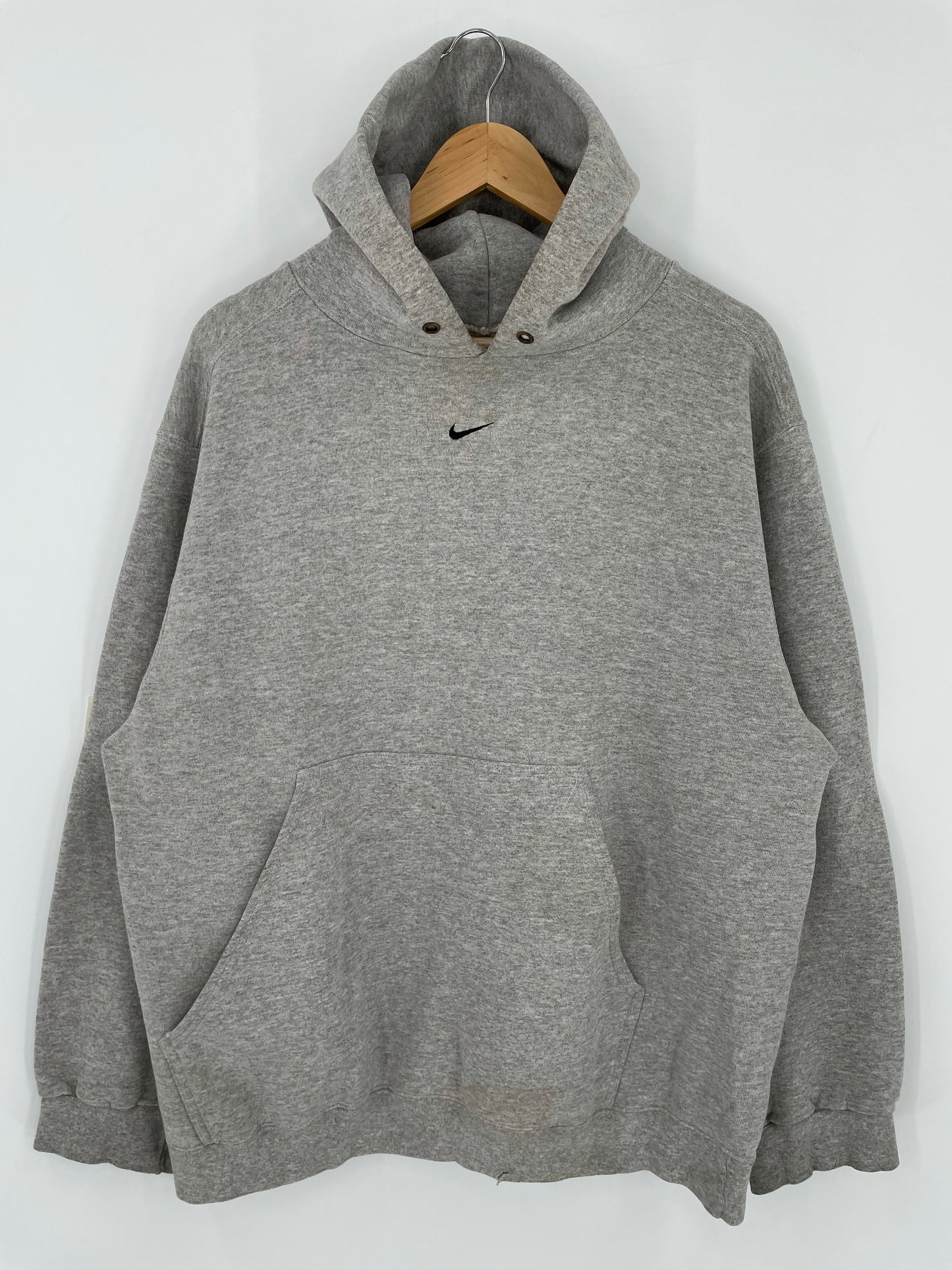 90’ NIKE CENTER SWOOSH Made in USA Size L Vintage Hoodie Sweat-Shirt / K5243