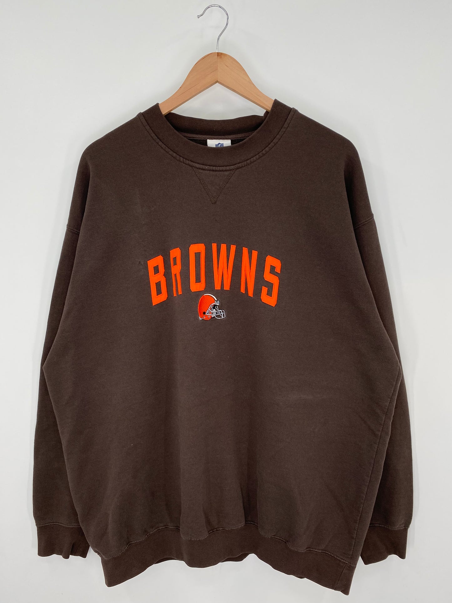 00’ CLEVELAND BROWNS Size No Tag (approx.XXL) NFL Sweat-Shirts/ K9819