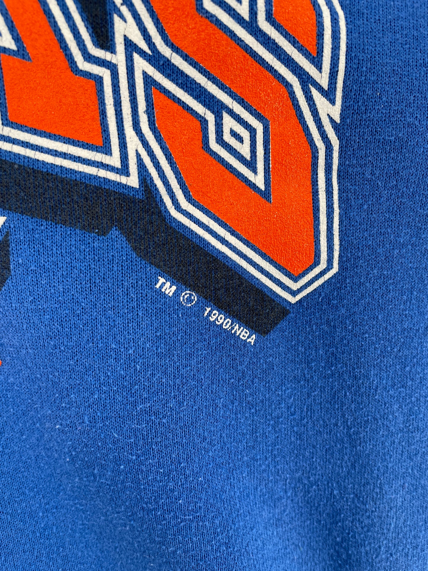 1990 NEW YORK KNICKS Size Approx.L Vintage NBA Sweat-shirt / E3326S