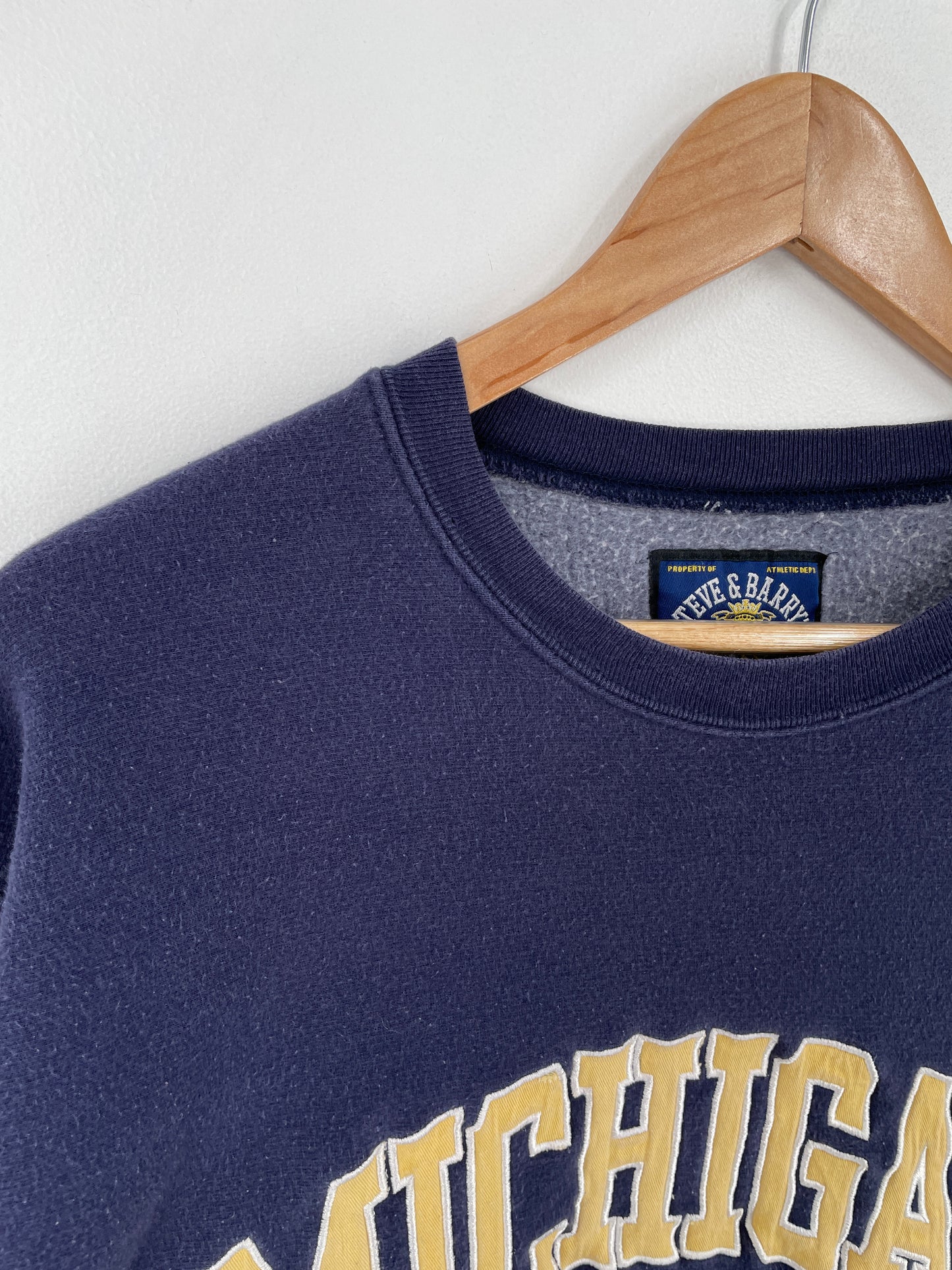 Vintage MICHIGAN Size L College Sweat-shirt / A8863
