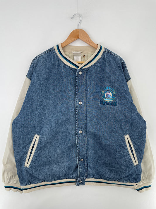 Vintage DISNEY EEYORE Size XL Vintage Denim Jacket / E2758J