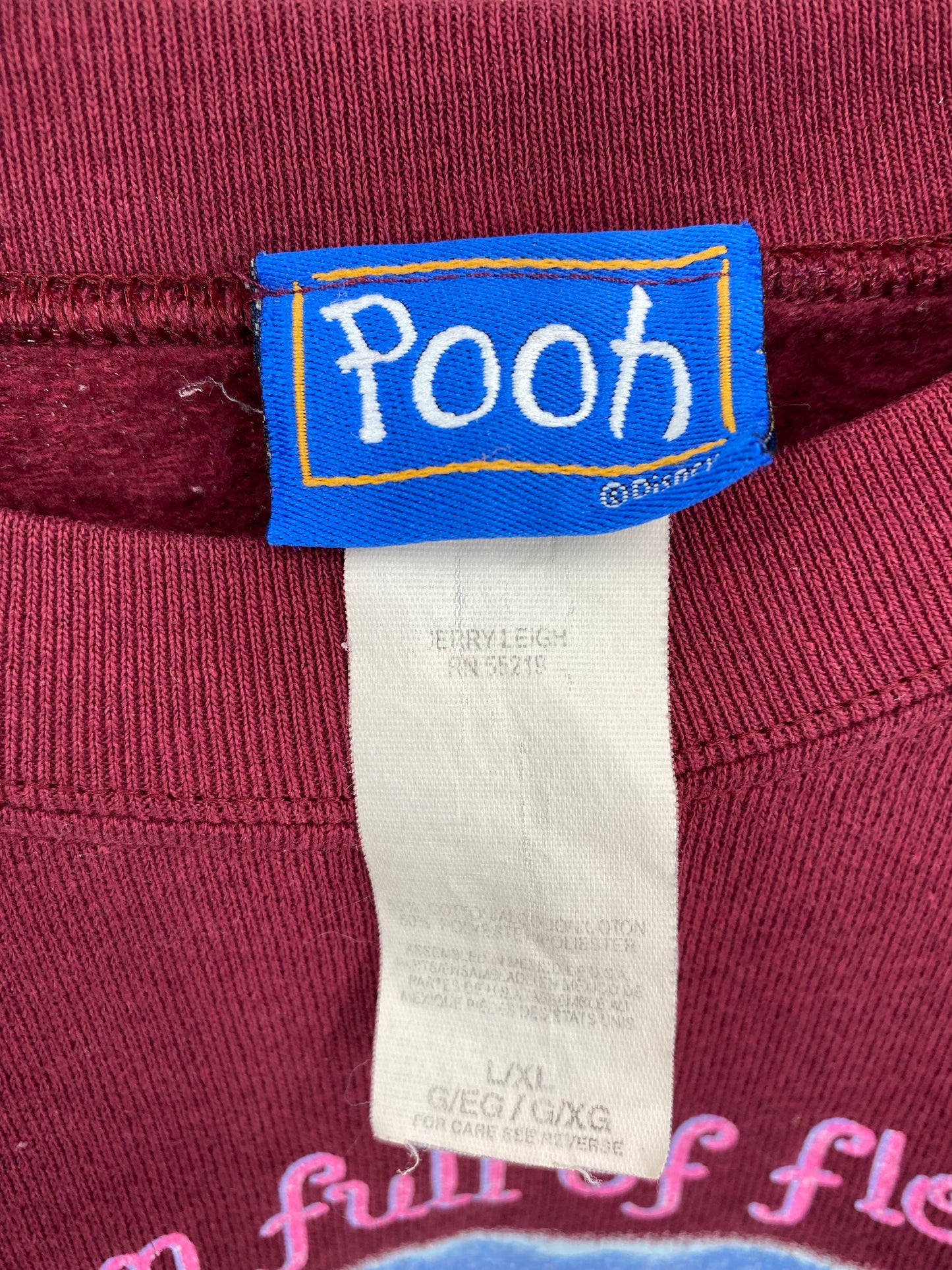 00’ WINNIE THE POOH Size L Vintage Sweat-shirt / K8530