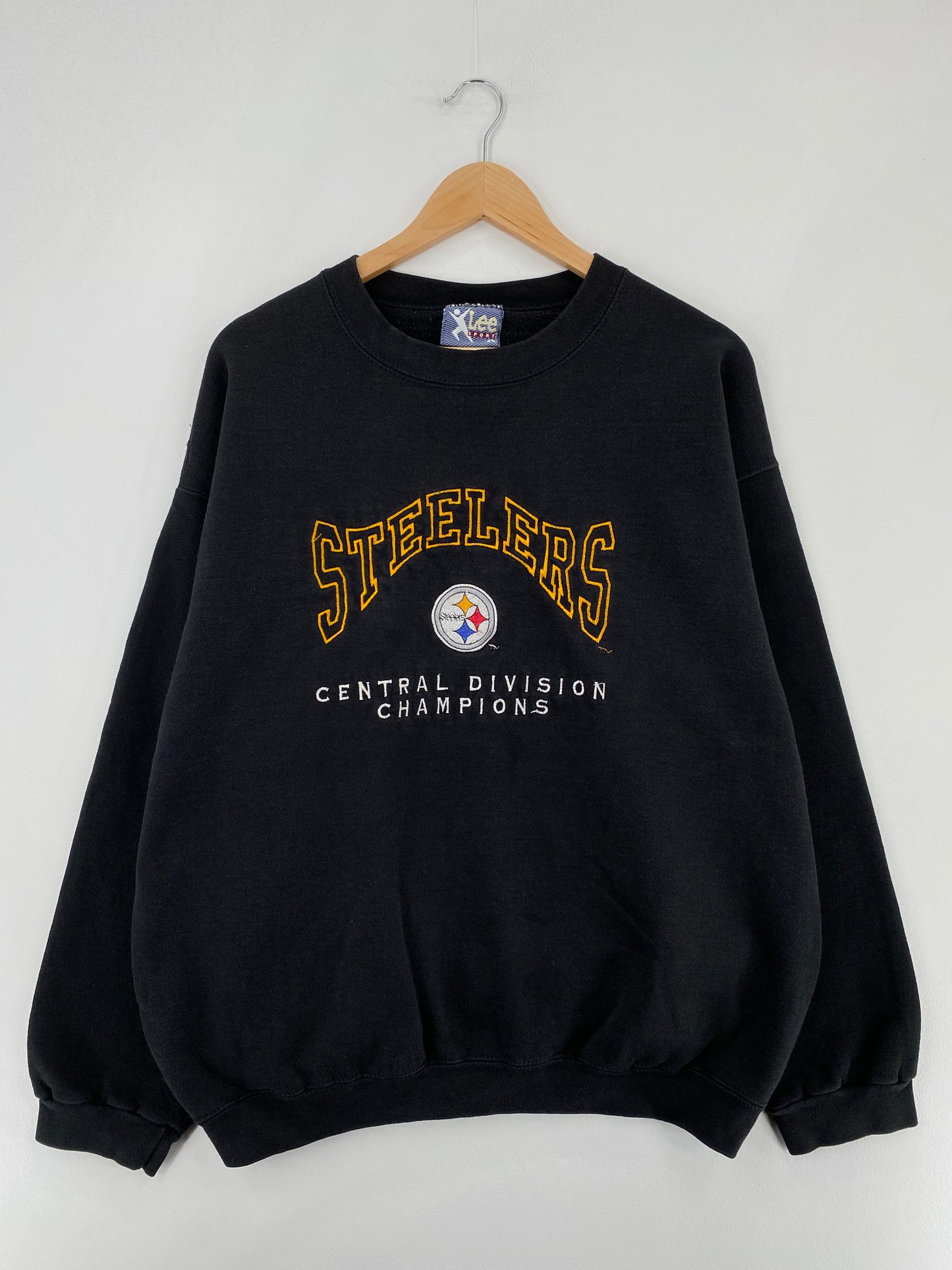90’s PITTSBURGH STEELERS Made in USA Size L NFL Sweat shirt / E2438S