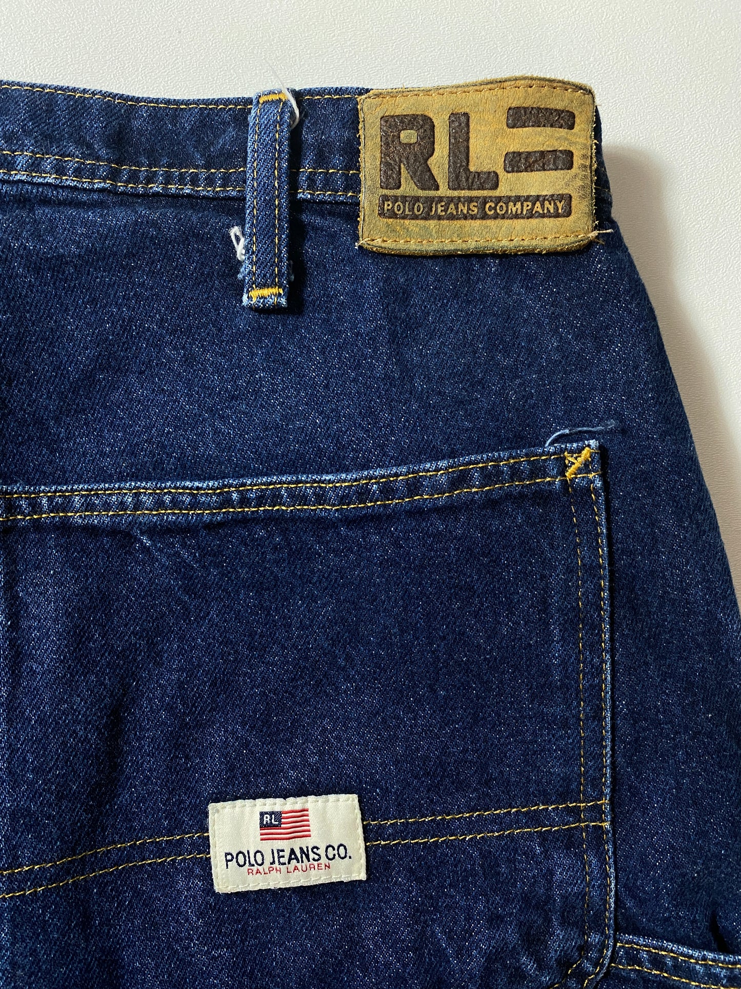 .Vintage POLO JEANS RALPH LAUREN Size W34xL30 Vintage Denim Pants / A9062