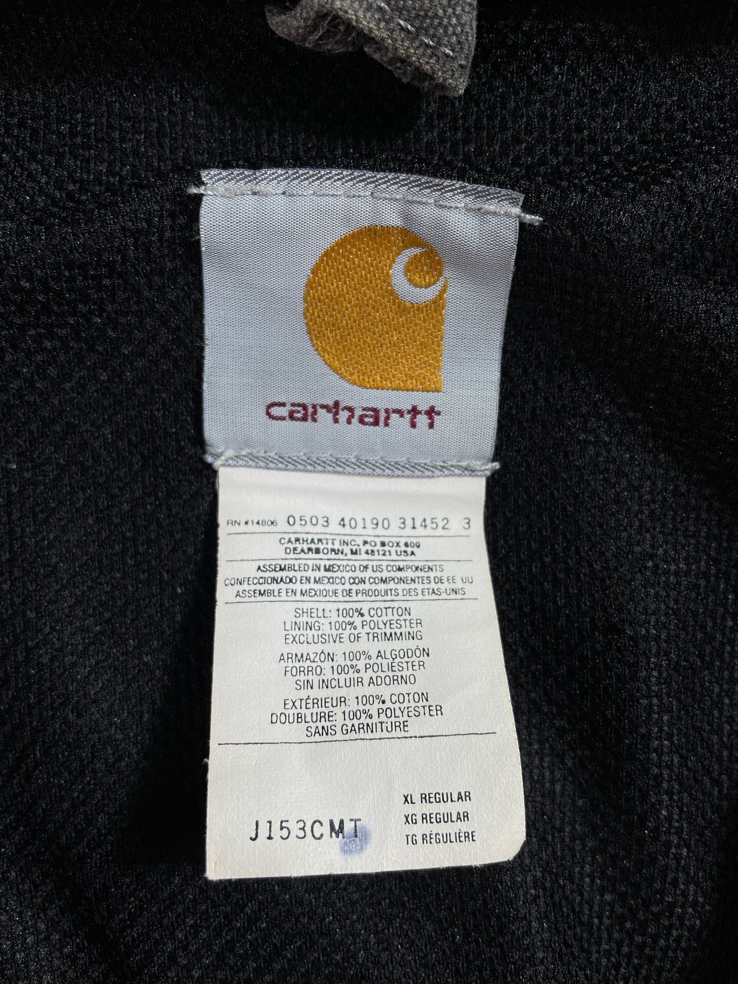 Vintage CARHARTT Size XL Duck Jacket / E3661J