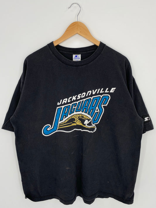 1993 STARTER JACKSONVILLE JAGUARS Size XL NFL Vintage T-Shirt / K7526