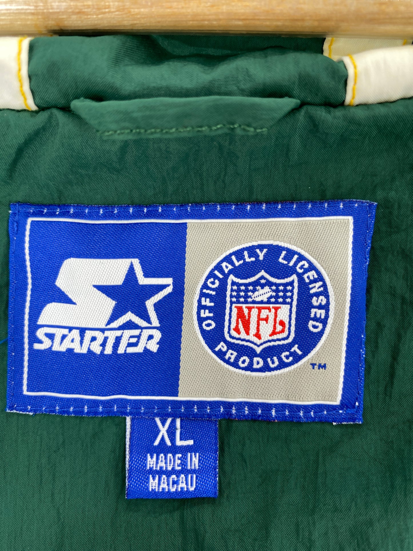 90’s STARTER x GREEN BAY PACKERS Size XL Vintage NFL Nylon Jacket / A5288