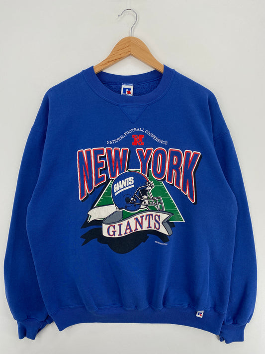 1993 NEW YORK GIANTS Made in USA Size XL Vintage NFL Sweat-Shirt / A5842