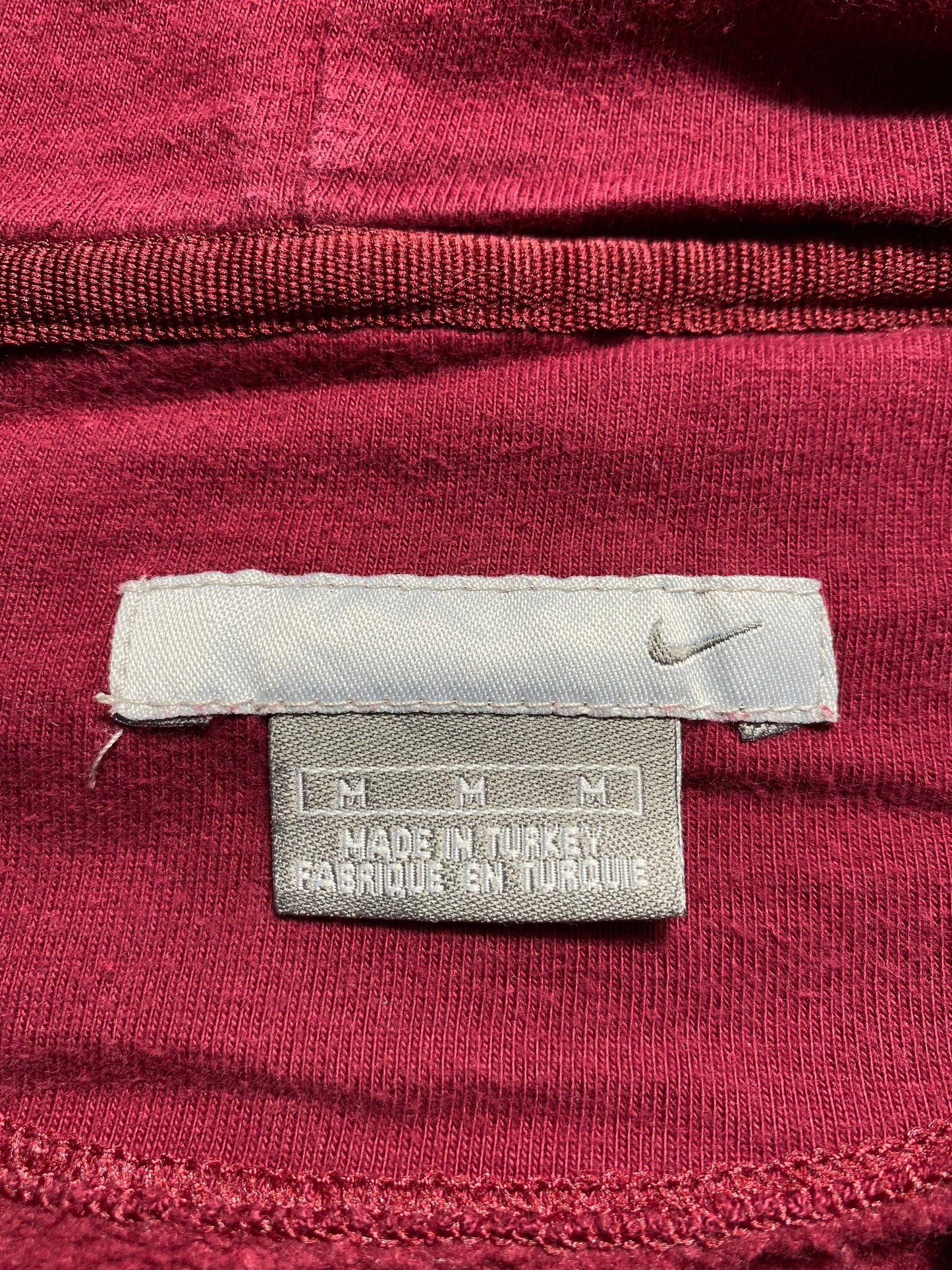 00' NIKE MINI SWOOSH Size M Vintage Hoodie Sweat-shirt / K6172