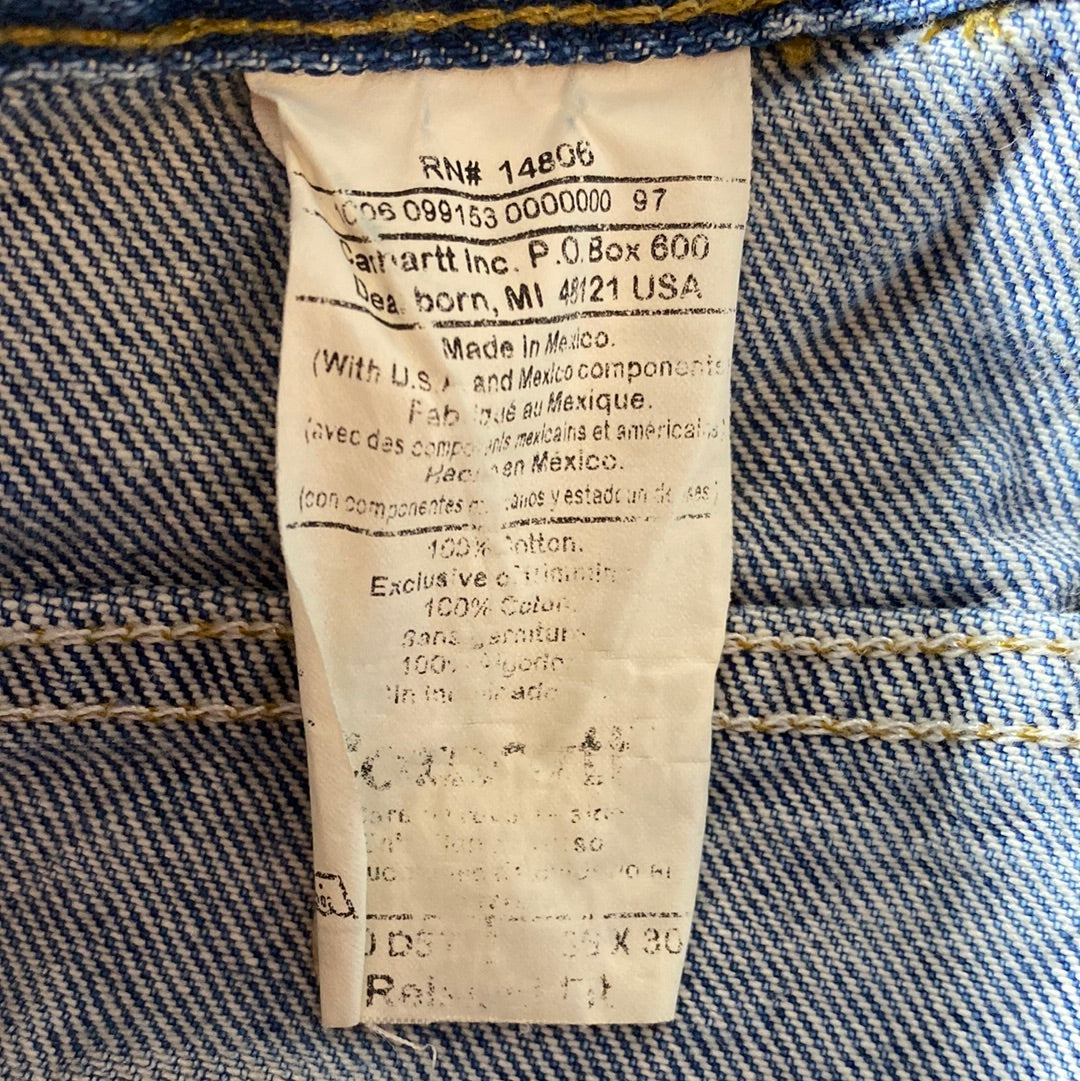 Vintage CARHARTT Size W36xL30 Denim Pants / E241