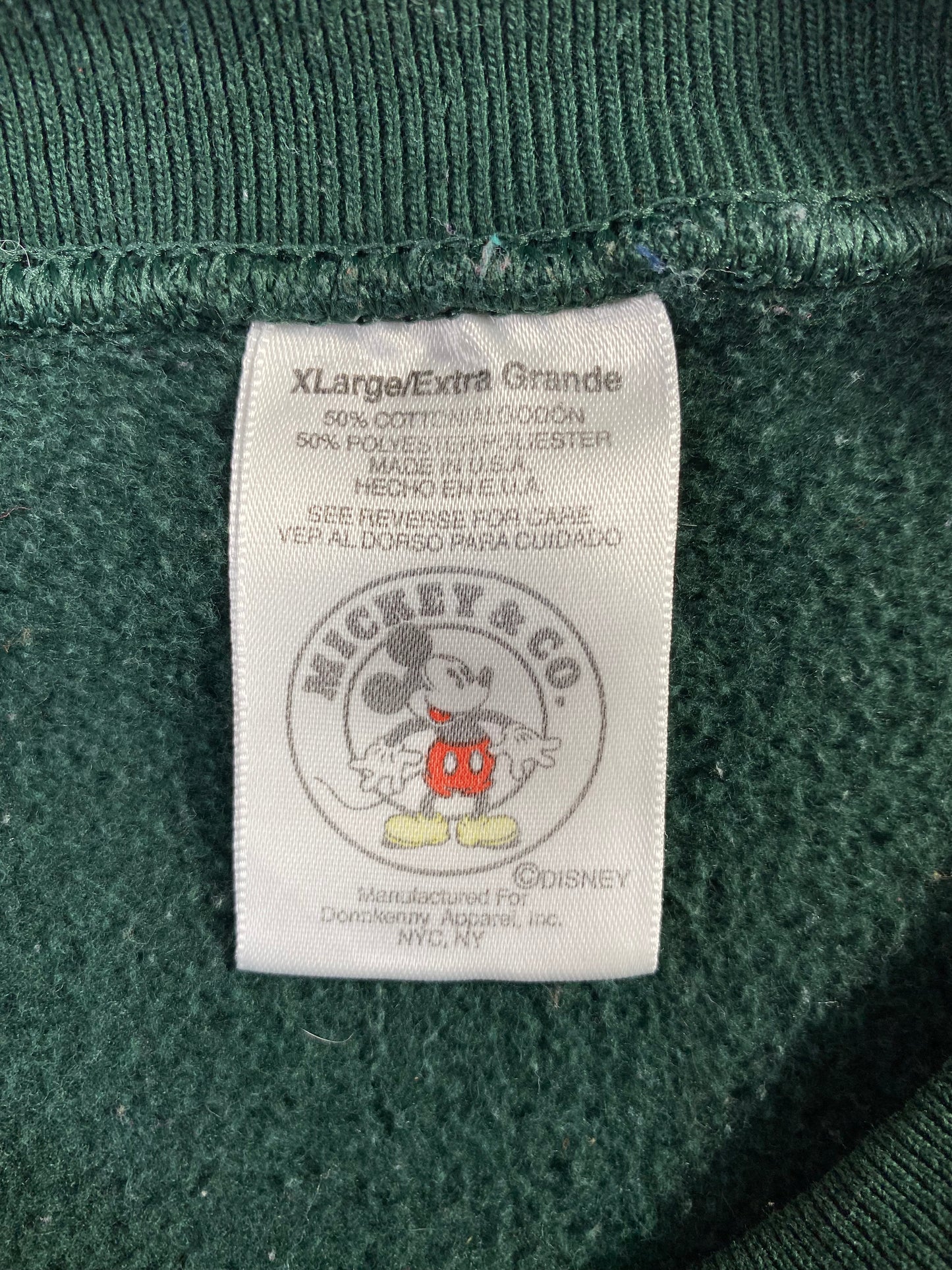 90’s DISNEY MICKEY Made in USA Size XL Vintage Sweat shirt / A817