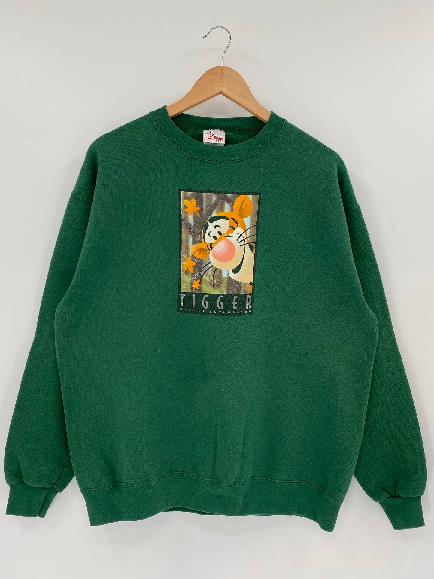 00' DISNEY TIGGER Size L Vintage Sweat-shirt / K6439