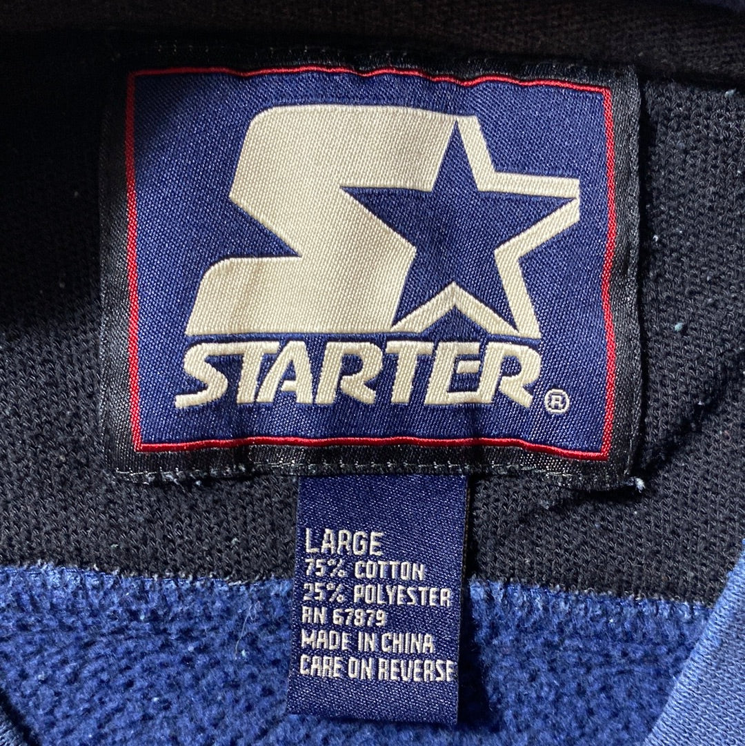 90’s STARTER x UNIVERSITY OF ILLINOIS Size L Vintage College Sweat-Shirt / E3413S