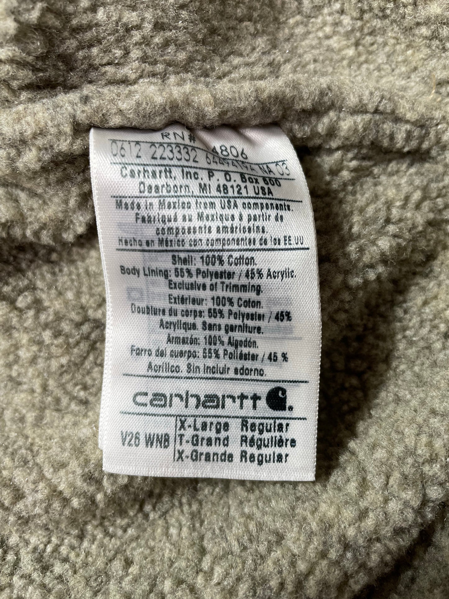 Vintage CARHARTT Size XL Vest / K8080