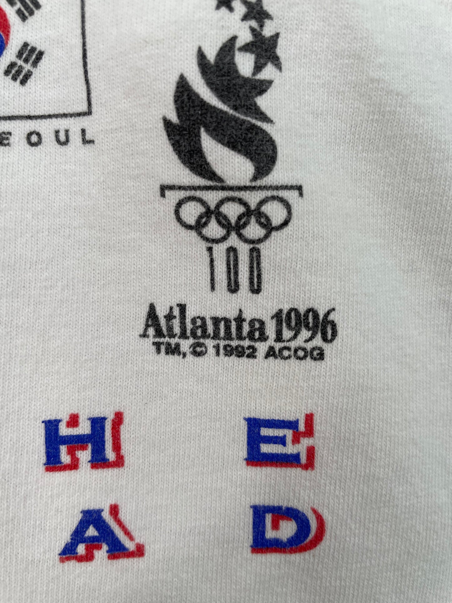 1992 ATLANTA OLYMPICS Size XL Vintage T-Shirt / A926