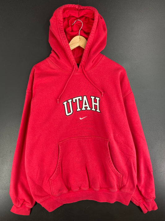 00' NIKE x UTAH Size XL Vintage College Hoodie Sweat-shirt / E1709S