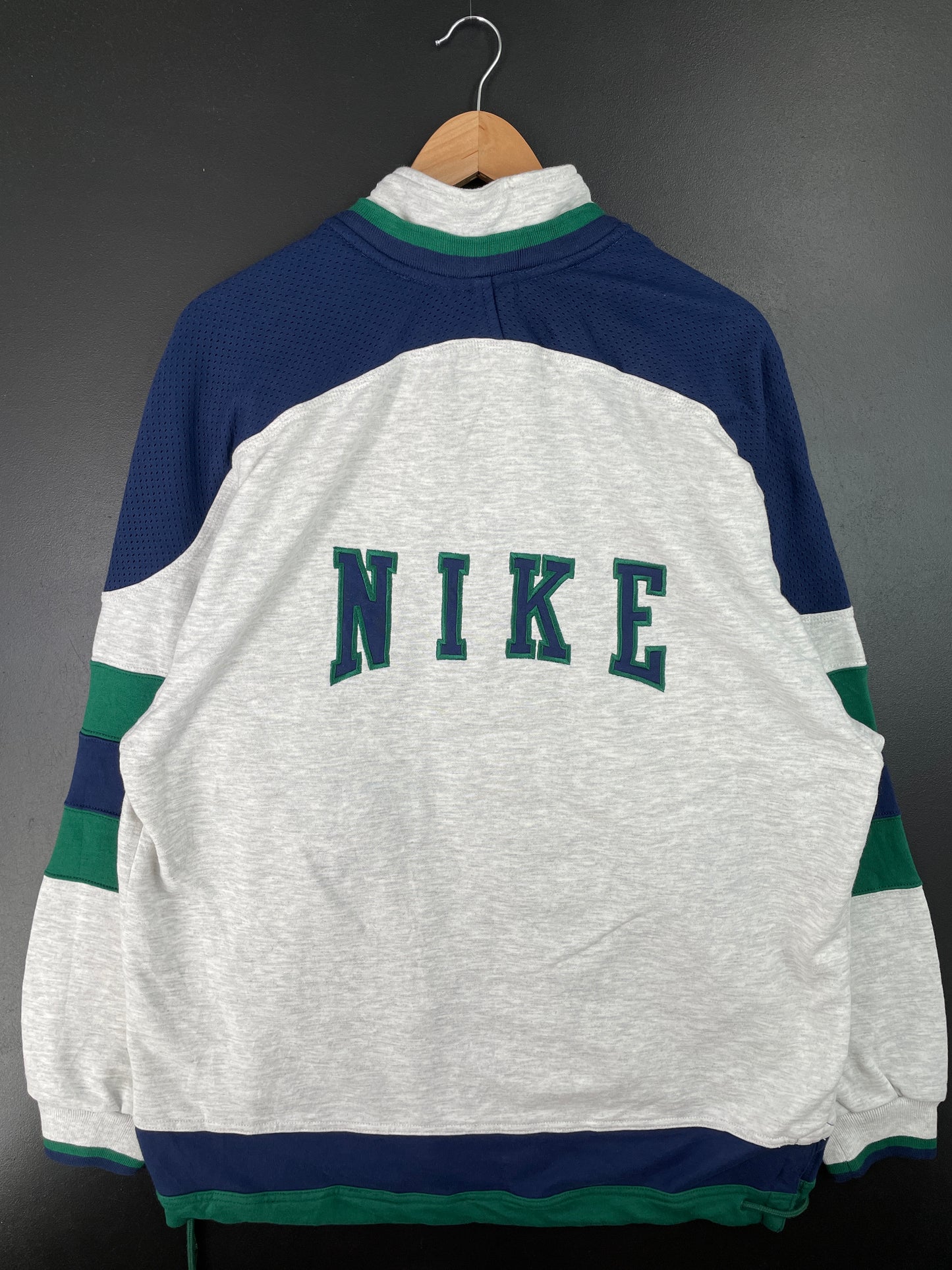 .90’s NIKE Size L Vintage Zip-up Sweat-Shirt / A7686