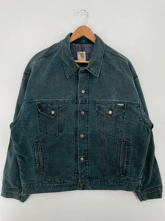 Vintage CARHARTT Size Approx.L Duck Jacket / A8507