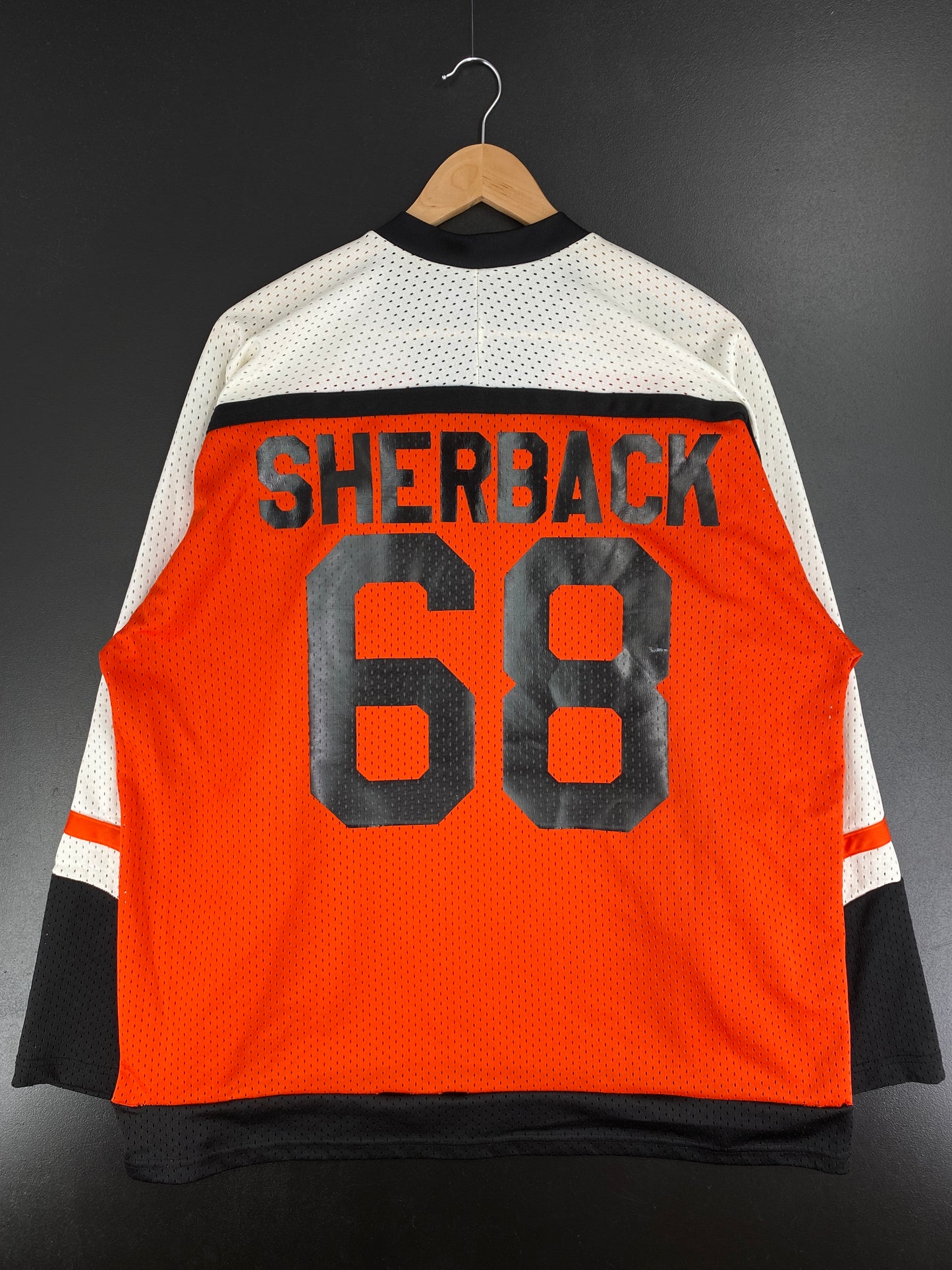 .Vintage PHILADELPHIA FLYERS NIKITA SCHERBAK Size Approx.XL NHL Hockey Game Shirt / A5384