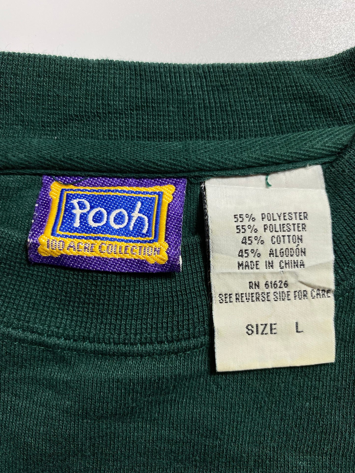 00' DISNEY TIGGER Size L Vintage Sweat-shirt / K7640
