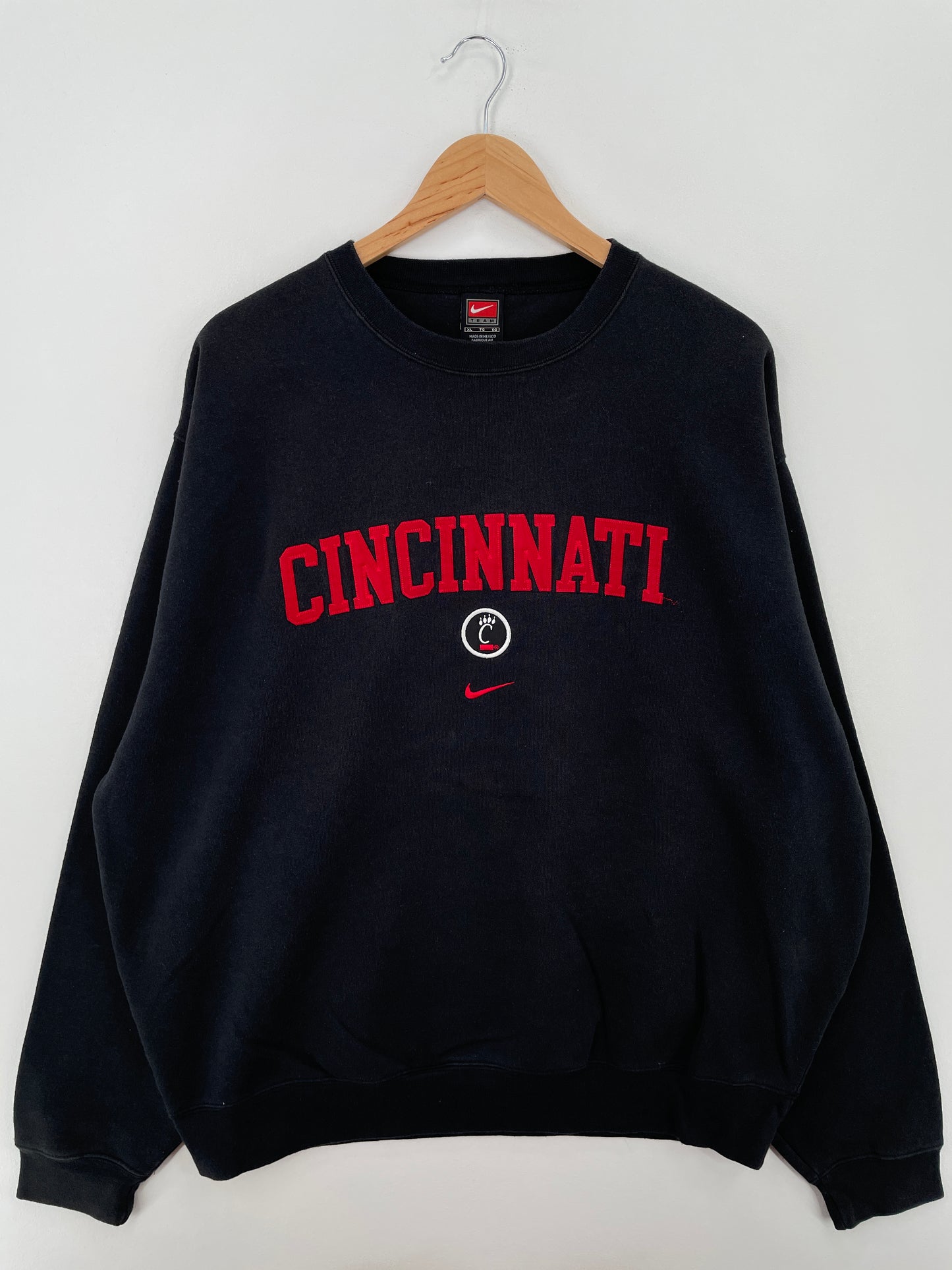 00' NIKE x CINCINNATI Size XL Vintage College Sweat-Shirt / A6880