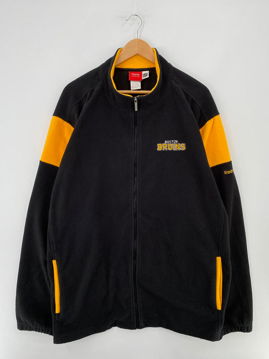 Vintage BOSTON BRUINS Size XXL NHL Fleece Jacket / E3683J