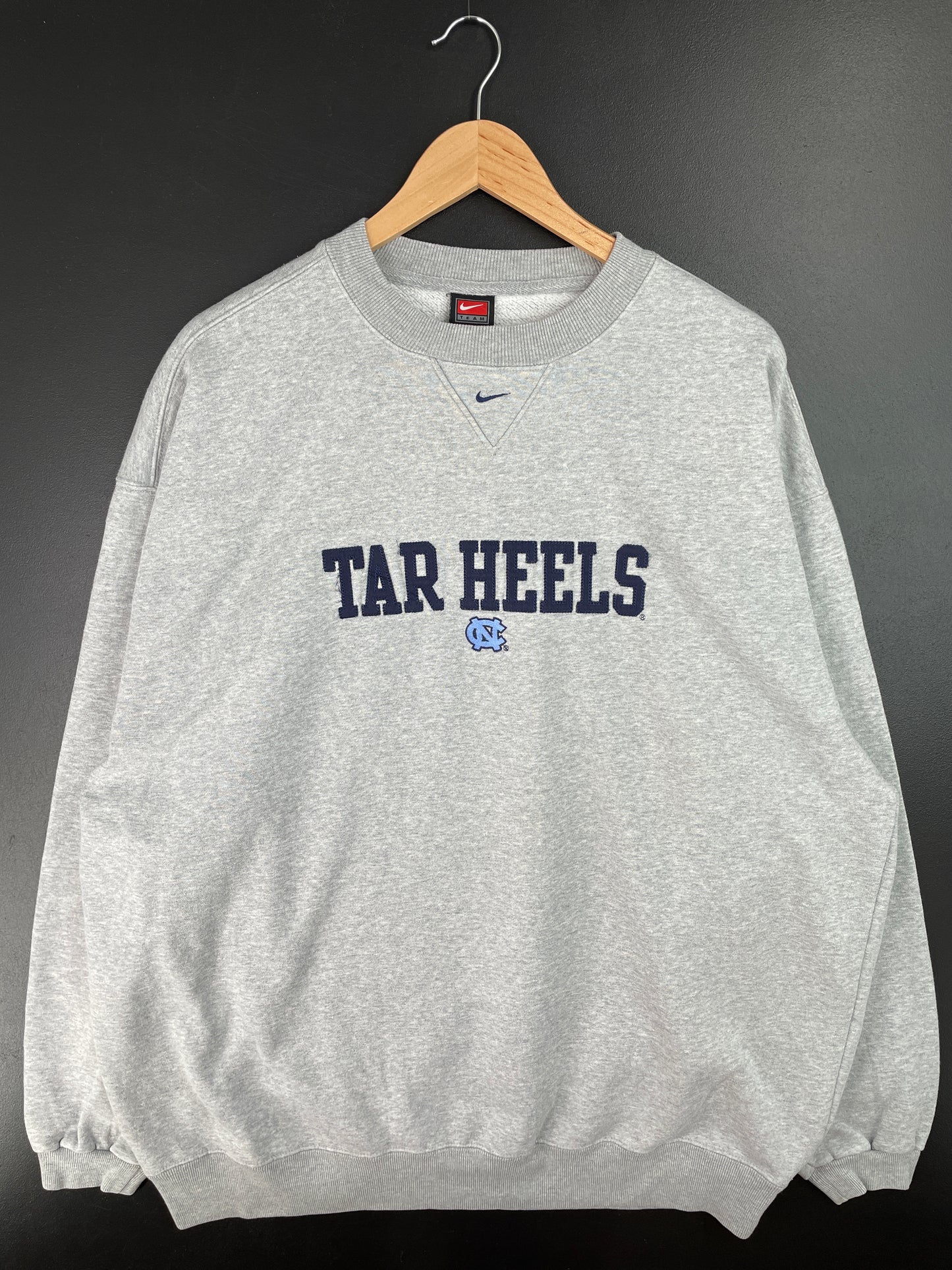 00' NIKE x TAR HEELS Size XL Vintage College Sweat-Shirt / A7074