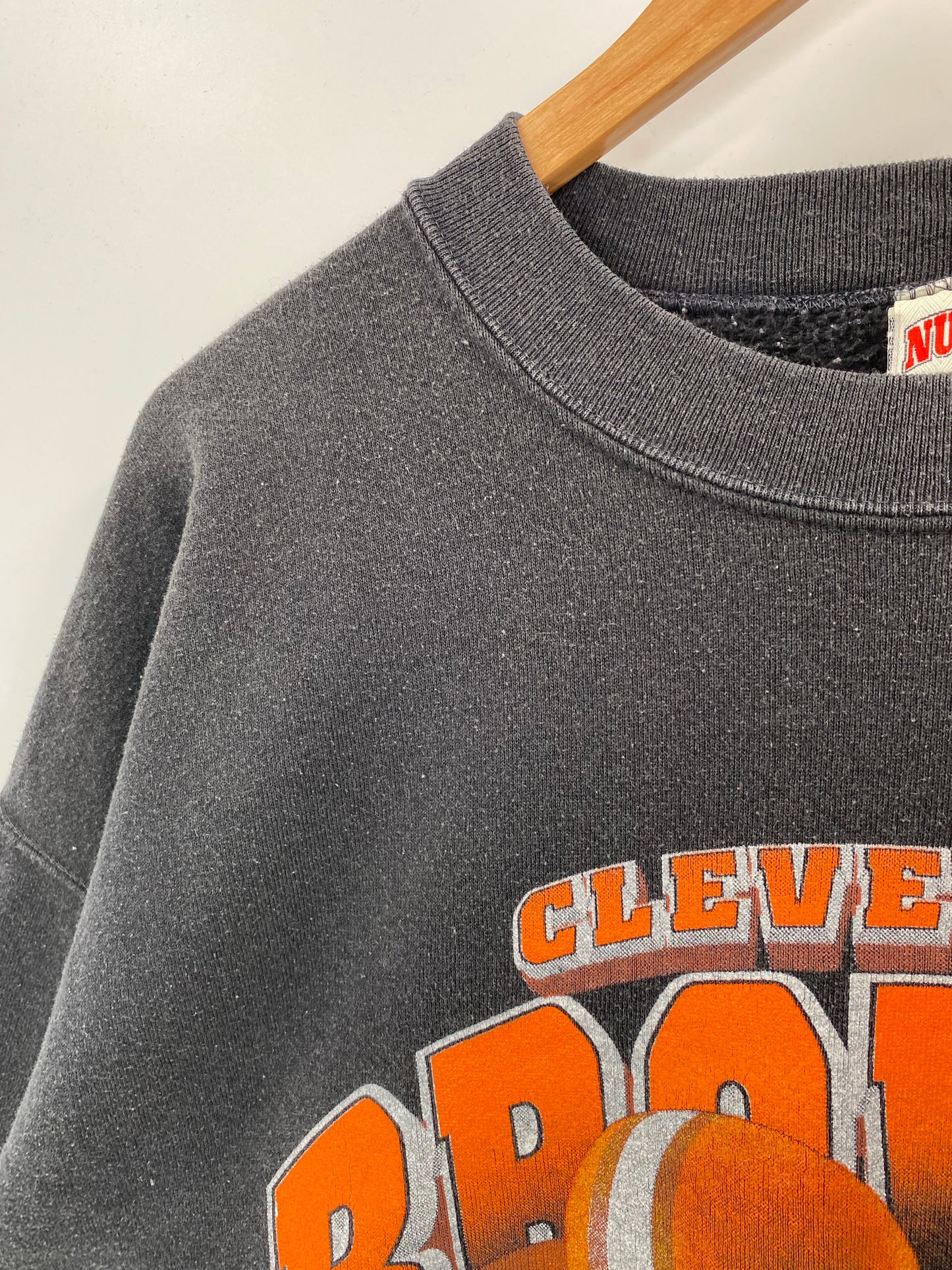 1994' CLEVELAND BROWNS Made in USA Size XL Vintage NFL Sweat-Shirt / K4272