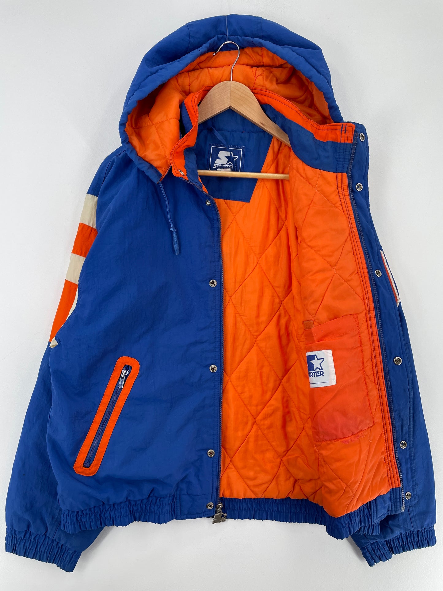 .90’s STARTER x FLORIDA GATORS Size M Vintage College Padded Nylon Jacket / E5043J