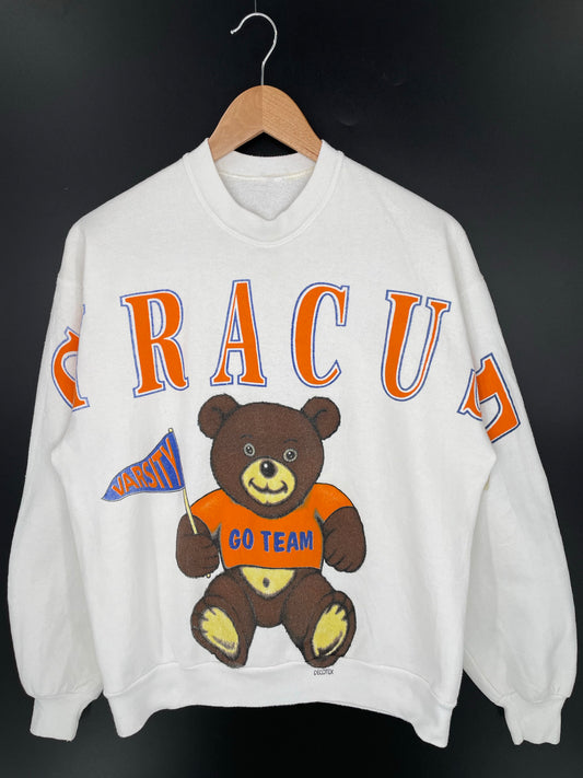 90’s SYRACUSE UNIVERSITY Size No Tag (Approx.S) Sweat-shirt / K9468