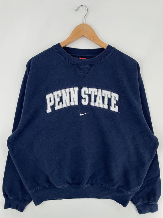 00' NIKE x PENN STATE Size M Vintage College Sweat shirt / E2392S