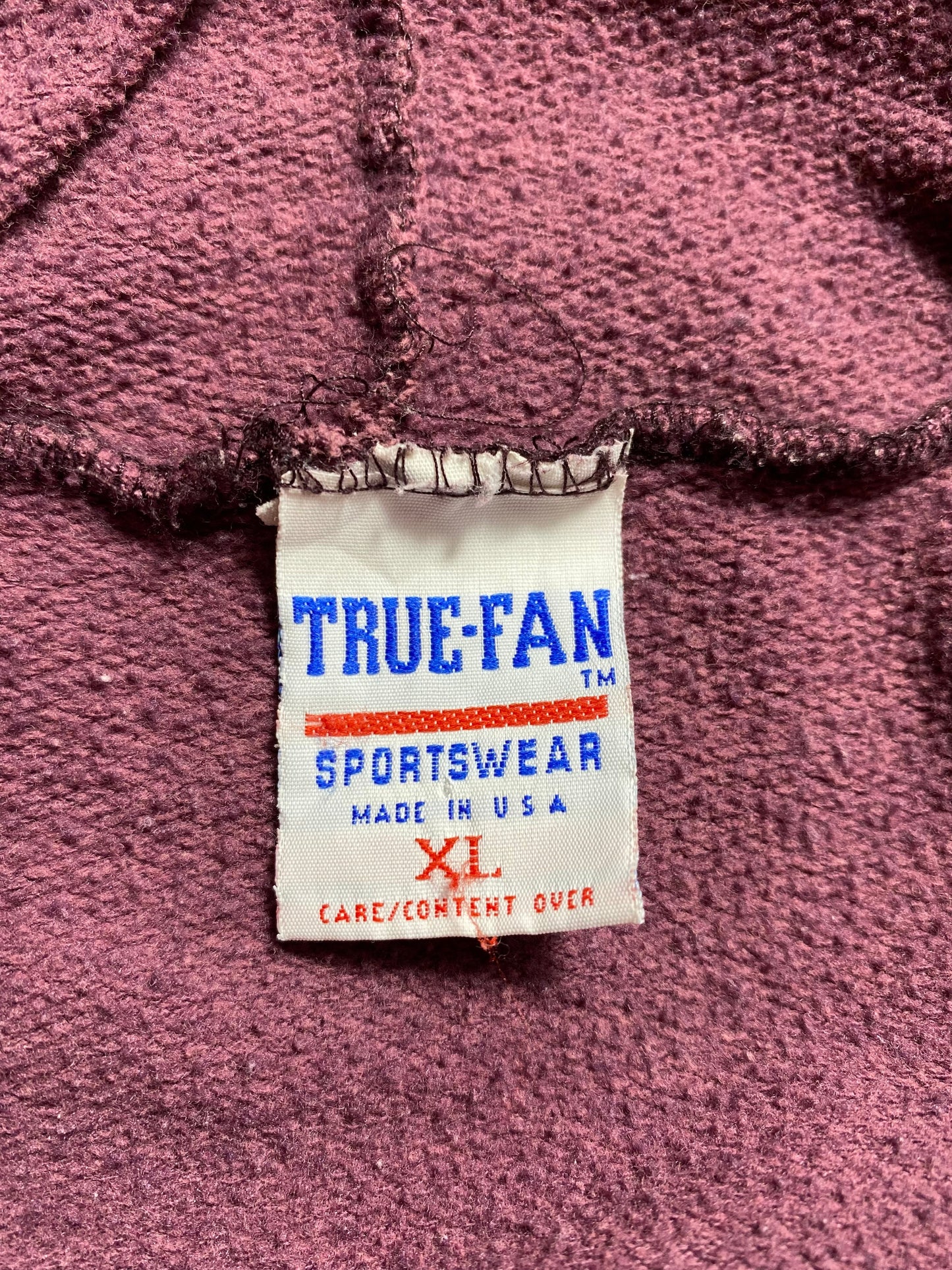 1993 ANAHEIM DUCKS MIGHTY Made in USA Size XL Vintage NHL Hoodie Long Sleeve T-Shirt /